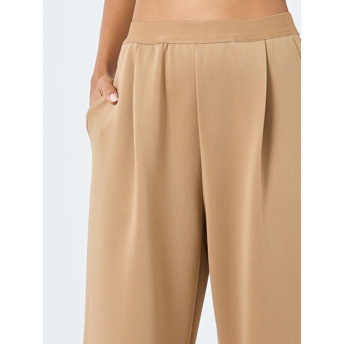 بنطال سادة بقصة أرجل واسعة-women-clothing-bottoms-joggers-image-3
