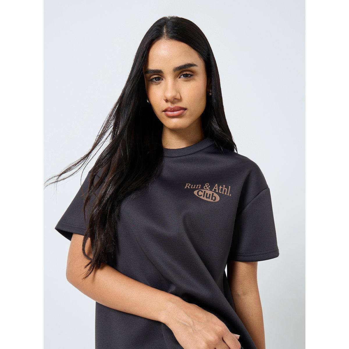 تيشيرت فضفاض بطبعة كتابة-women-clothing-tshirts-image-1