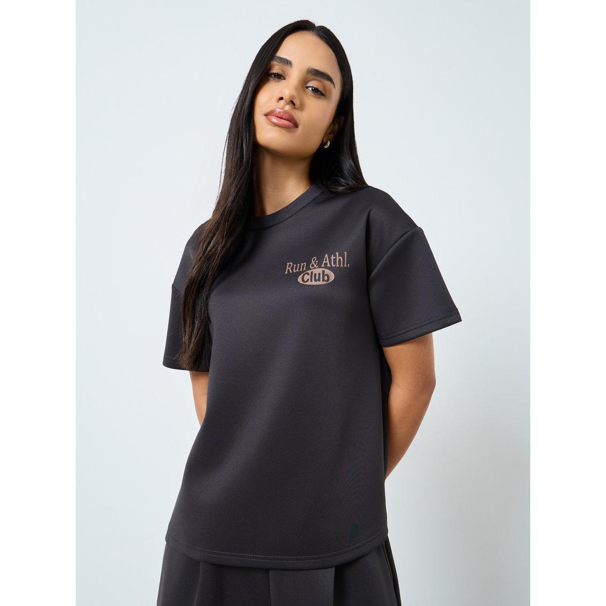 تيشيرت فضفاض بطبعة كتابة-women-clothing-tshirts-image-3