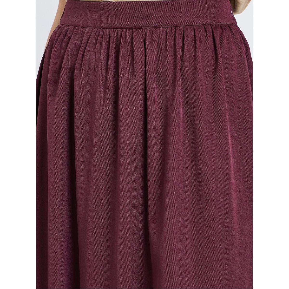 تنورة طويلة بتفاصيل كسرات-women-clothing-bottoms-skirts-image-3