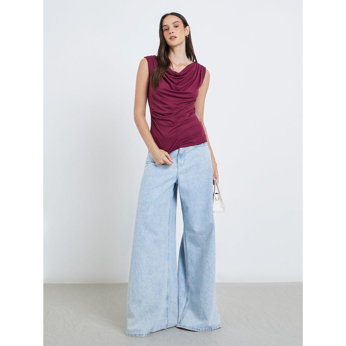Styli Sleeveless Draped Detail Top-women-clothing-shirtsandblouses-blouses-image-2