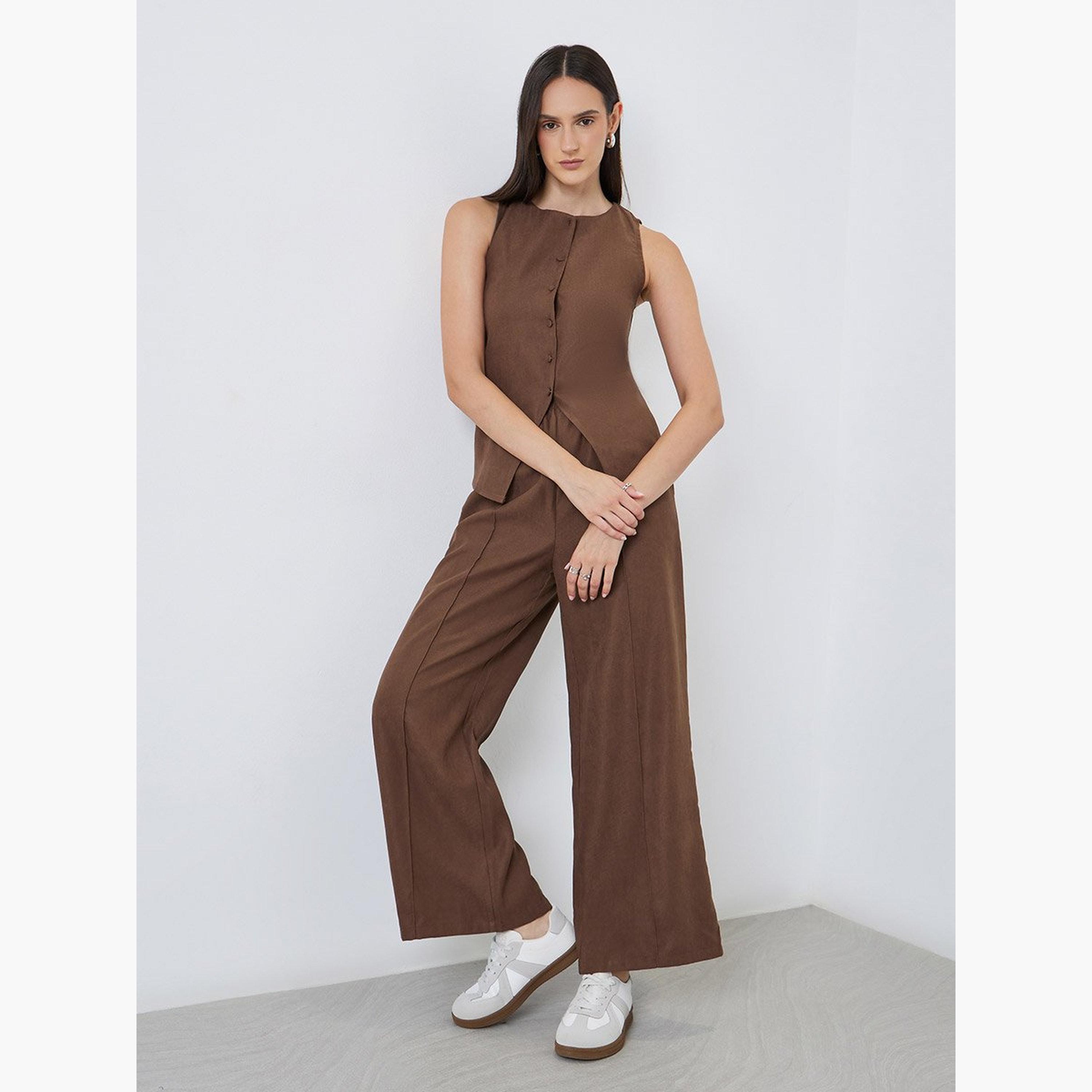 Styli Texture Buttoned Sleeveless Top-women-clothing-shirtsandblouses-blouses-image-2