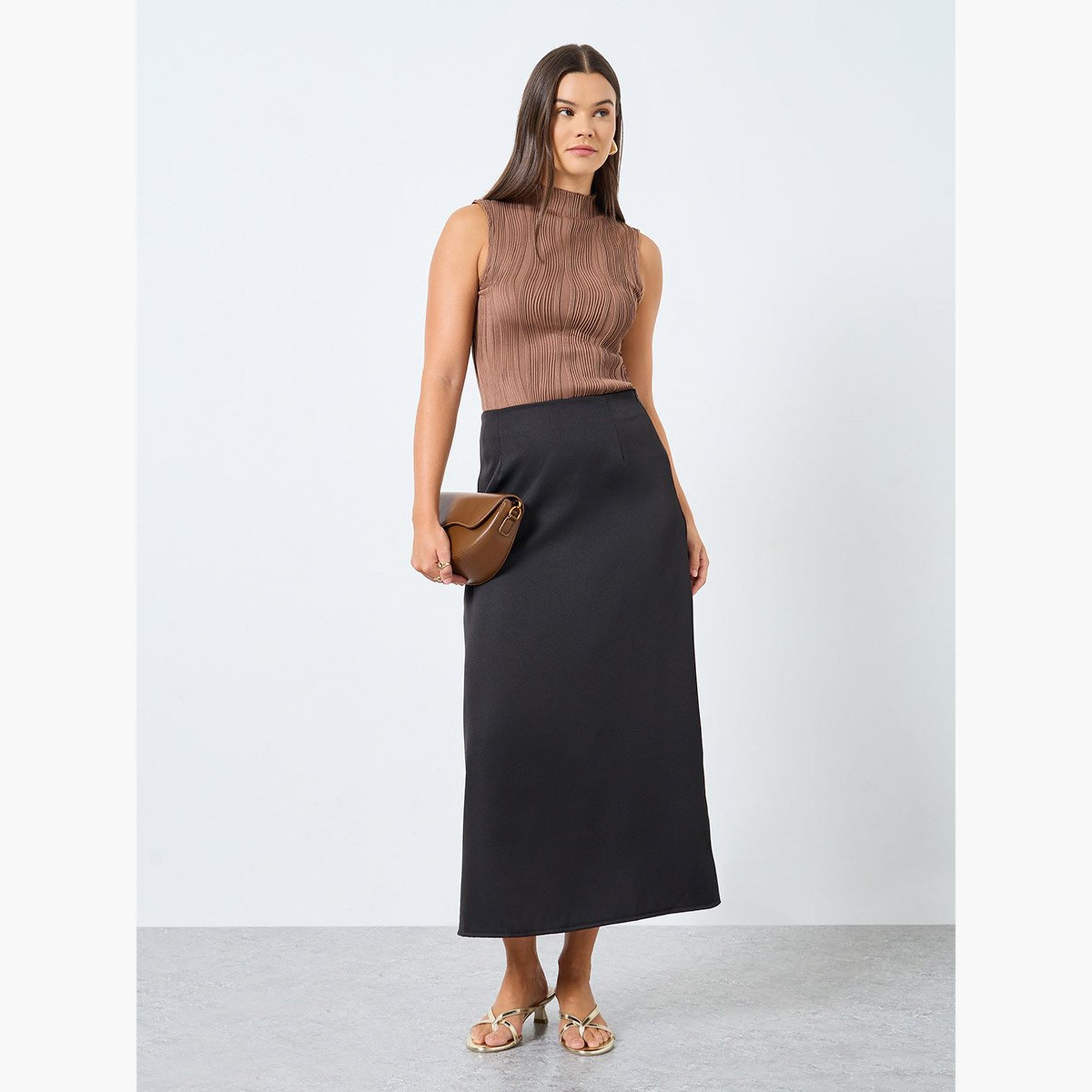 تنورة ميدي بحافة واسعة-women-clothing-skirts-image-2