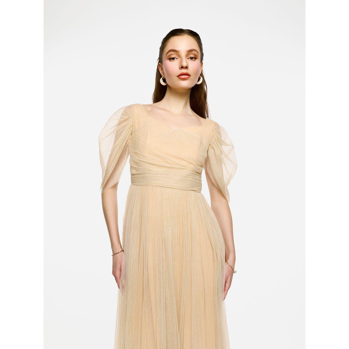 House of Moda Puff Sleeves Pleated Tulle Maxi Dress-women-clothing-dresses-image-4