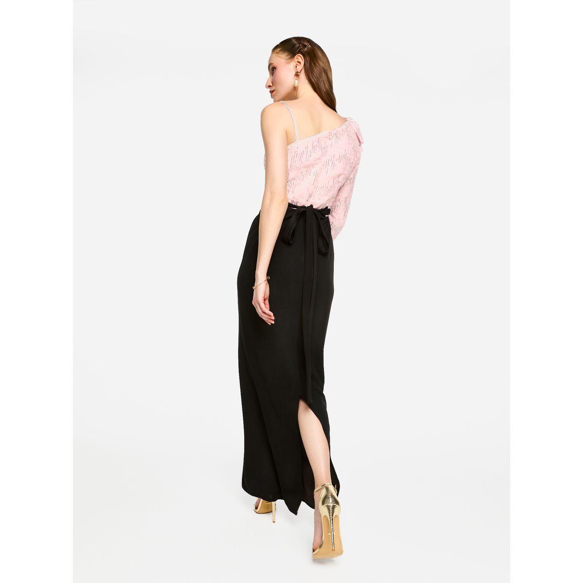 فستان طويل بكتف واحد وتفاصيل مُنمقة-women-clothing-dresses-image-9