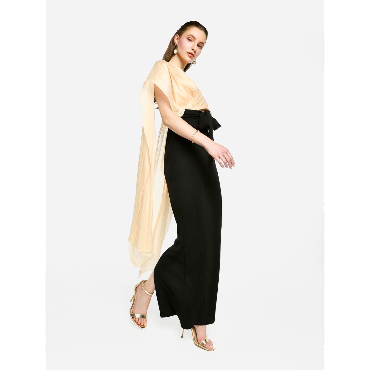 فستان طويل بأكمام بنمط كيب-women-clothing-dresses-image-5