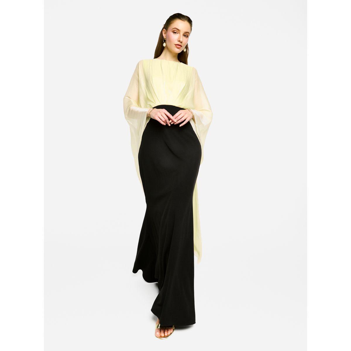 House of Moda Kimono Sleeve Color Block A-Line Maxi Dress-women-clothing-dresses-image-3