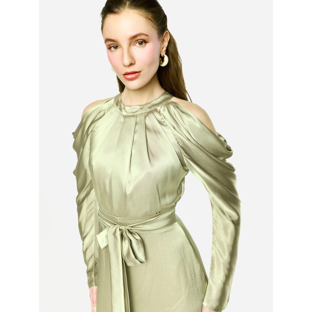 فستان طويل بتفاصيل كسرات مع أكتاف مكشوفة-women-clothing-dresses-image-5