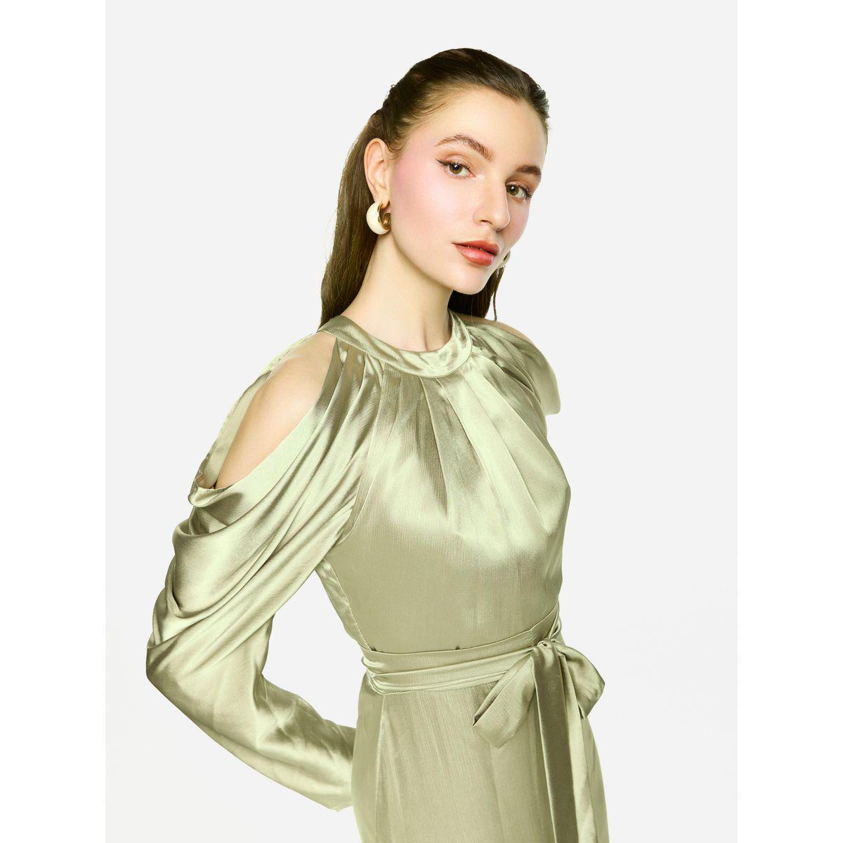 فستان طويل بتفاصيل كسرات مع أكتاف مكشوفة-women-clothing-dresses-image-6