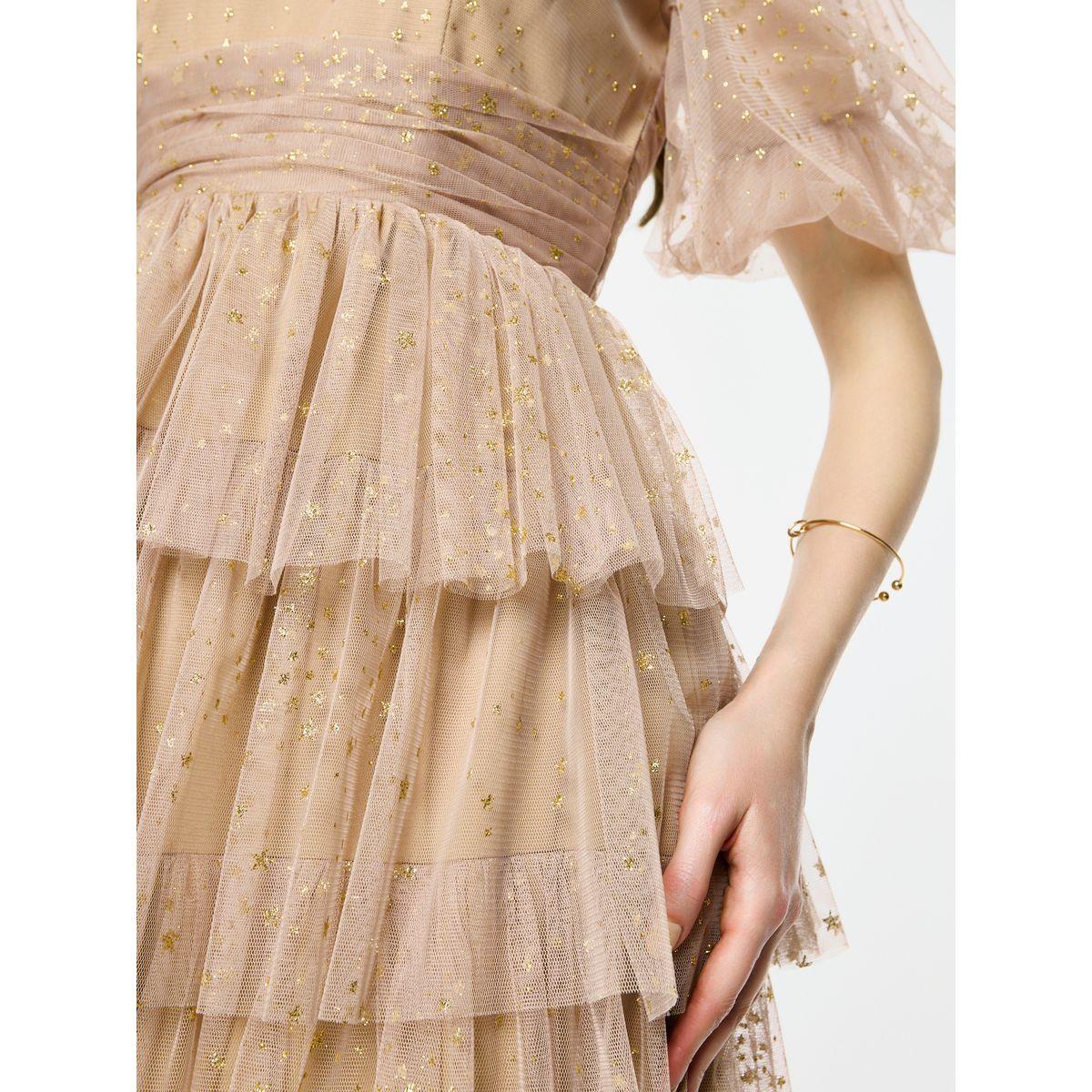 فستان طويل بتفاصيل كشكش مع أكتاف مكشوفة-women-clothing-dresses-image-6