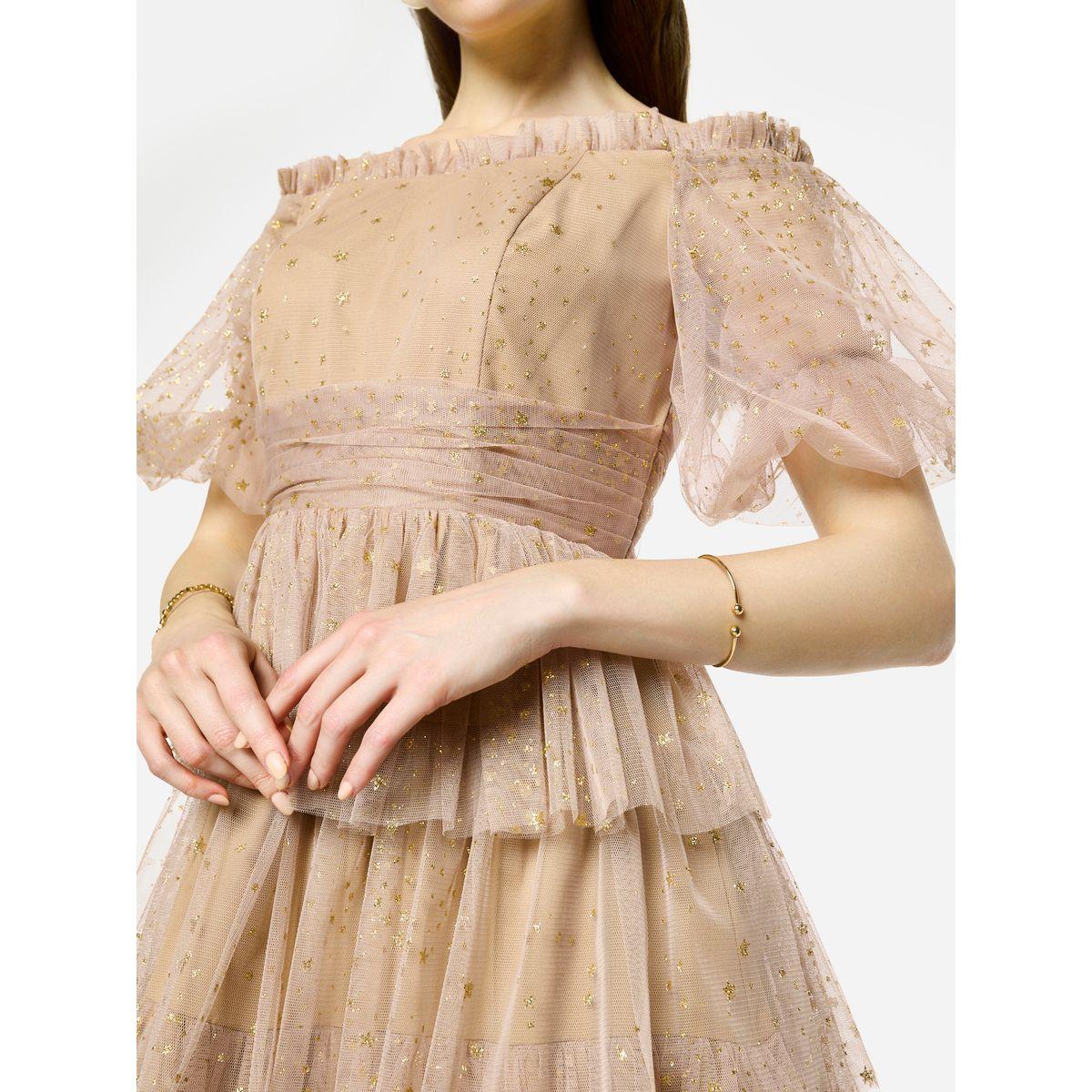 فستان طويل بتفاصيل كشكش مع أكتاف مكشوفة-women-clothing-dresses-image-7