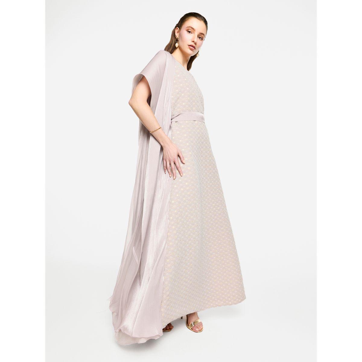 فستان طويل بتفاصيل مُنمقة مع أكمام كيمونو-women-clothing-dresses-image-3