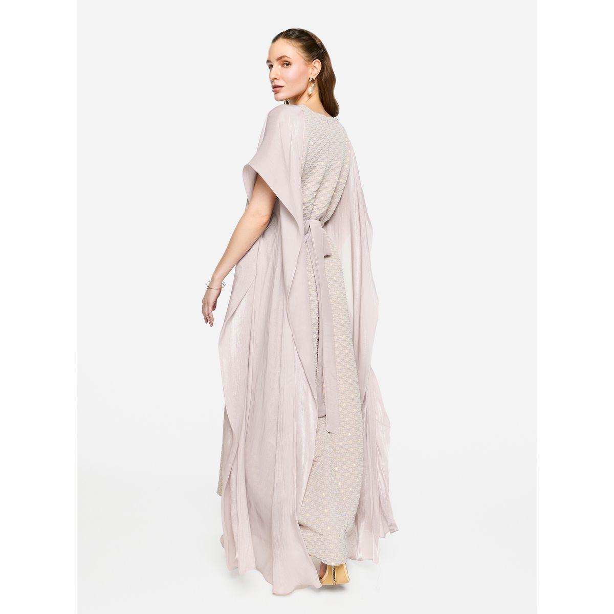 فستان طويل بتفاصيل مُنمقة مع أكمام كيمونو-women-clothing-dresses-image-9