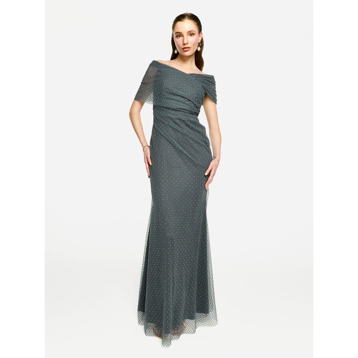 House of Moda Embellished Mesh Off Shoulder Maxi Dress-women-clothing-dresses-image-1