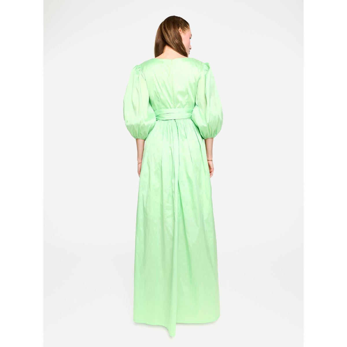 House of Moda Balloon Sleeve Tie-Up Waist Wrap Maxi Dress-women-clothing-dresses-image-8
