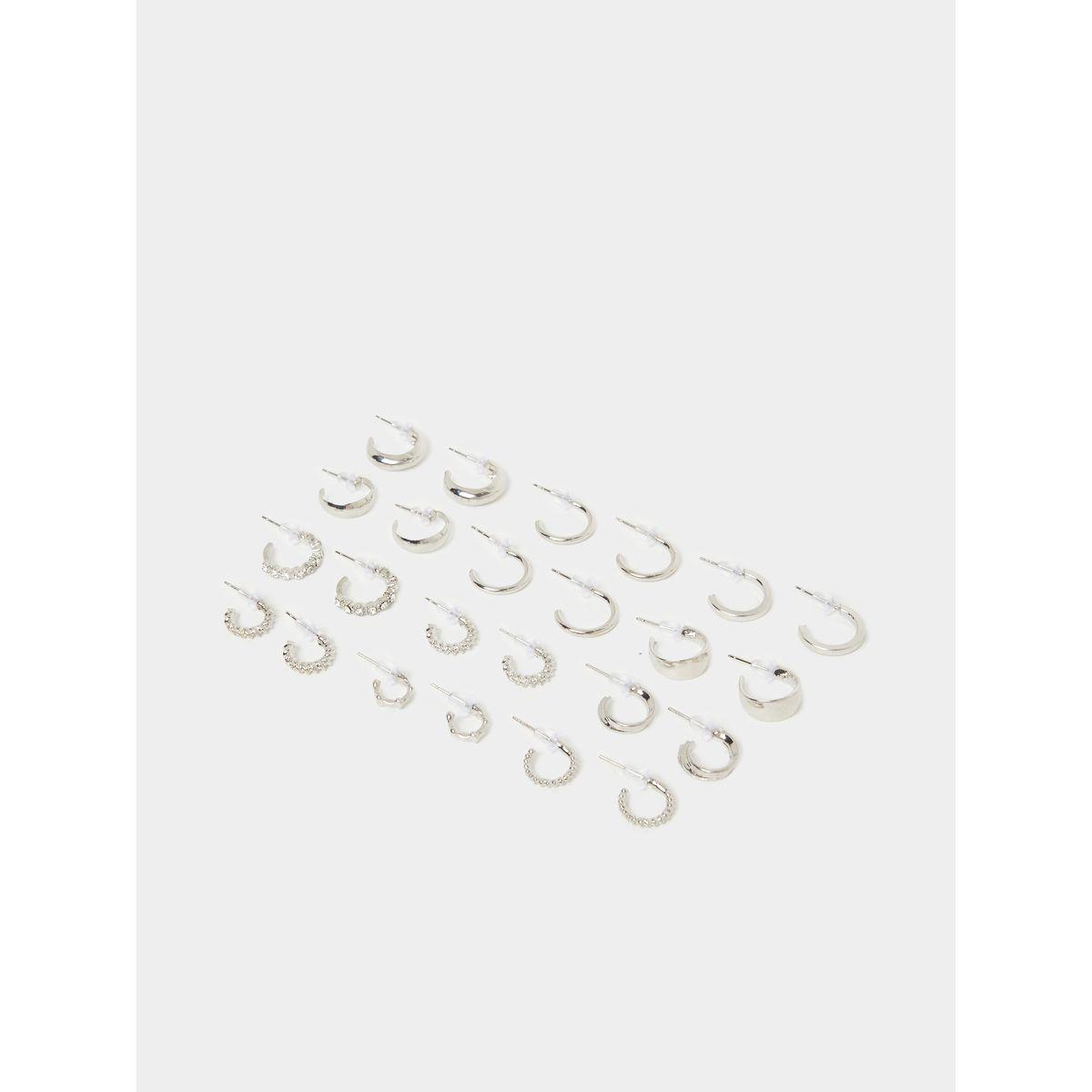 Styli Pack of 12 - Assorted Earrings-women-watchesandjewellery-jewellery-earrings-image-1