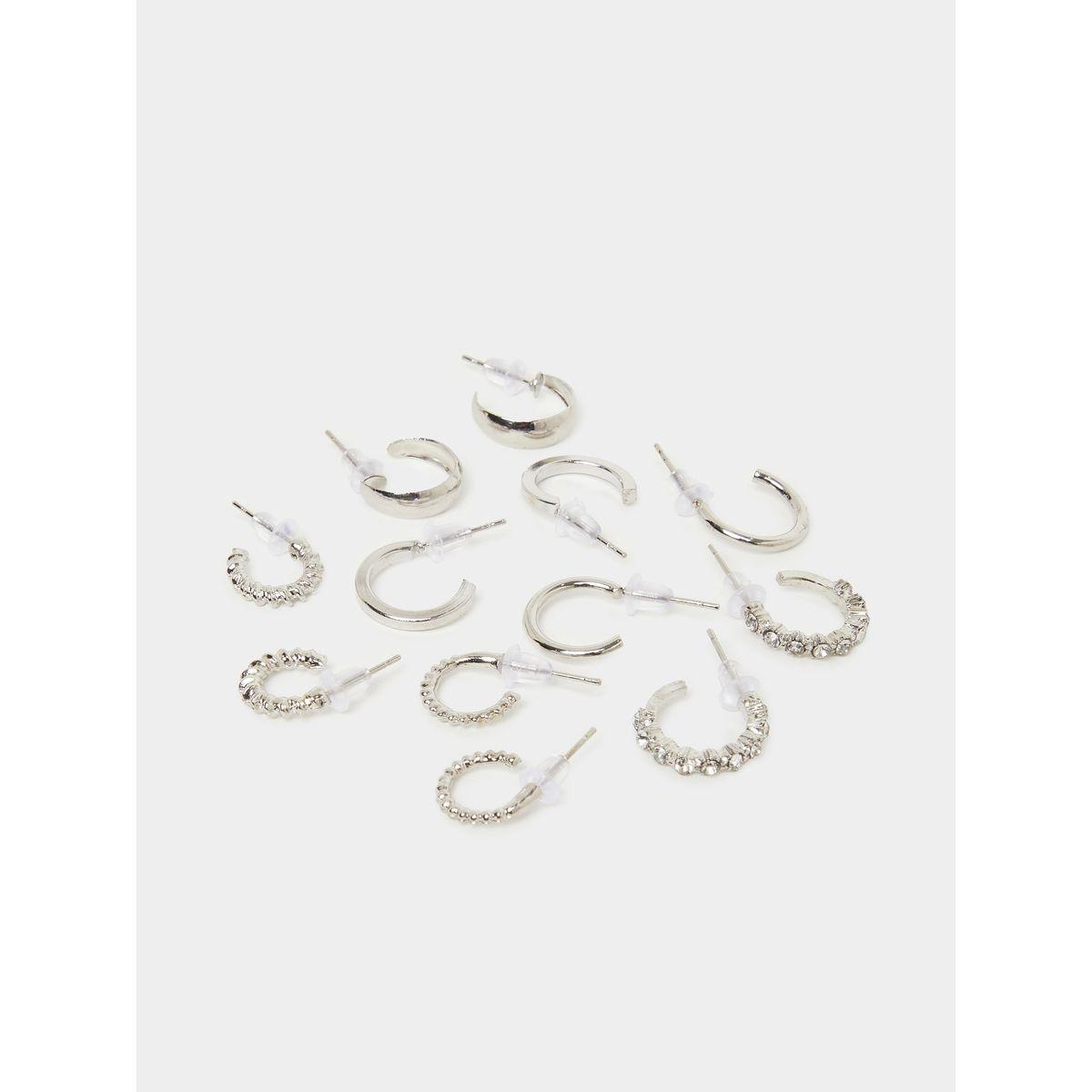 مجموعة من 12 - أقراط مُتنوعة-women-watchesandjewellery-jewellery-earrings-image-2