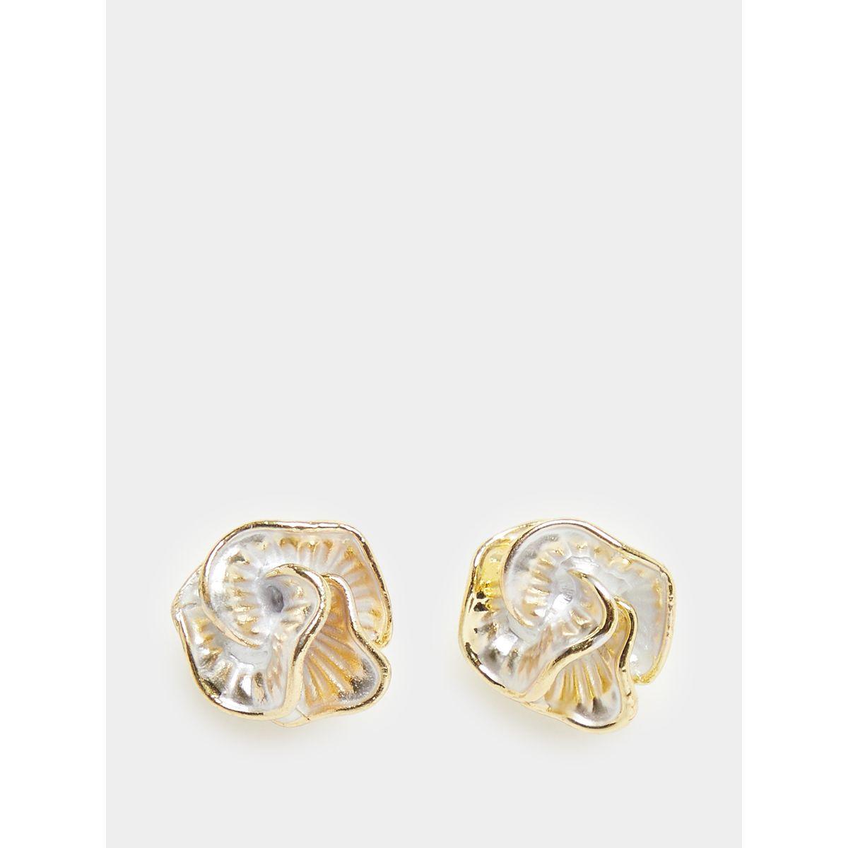أقراط بنمط زهرة-women-watchesandjewellery-jewellery-earrings-image-1