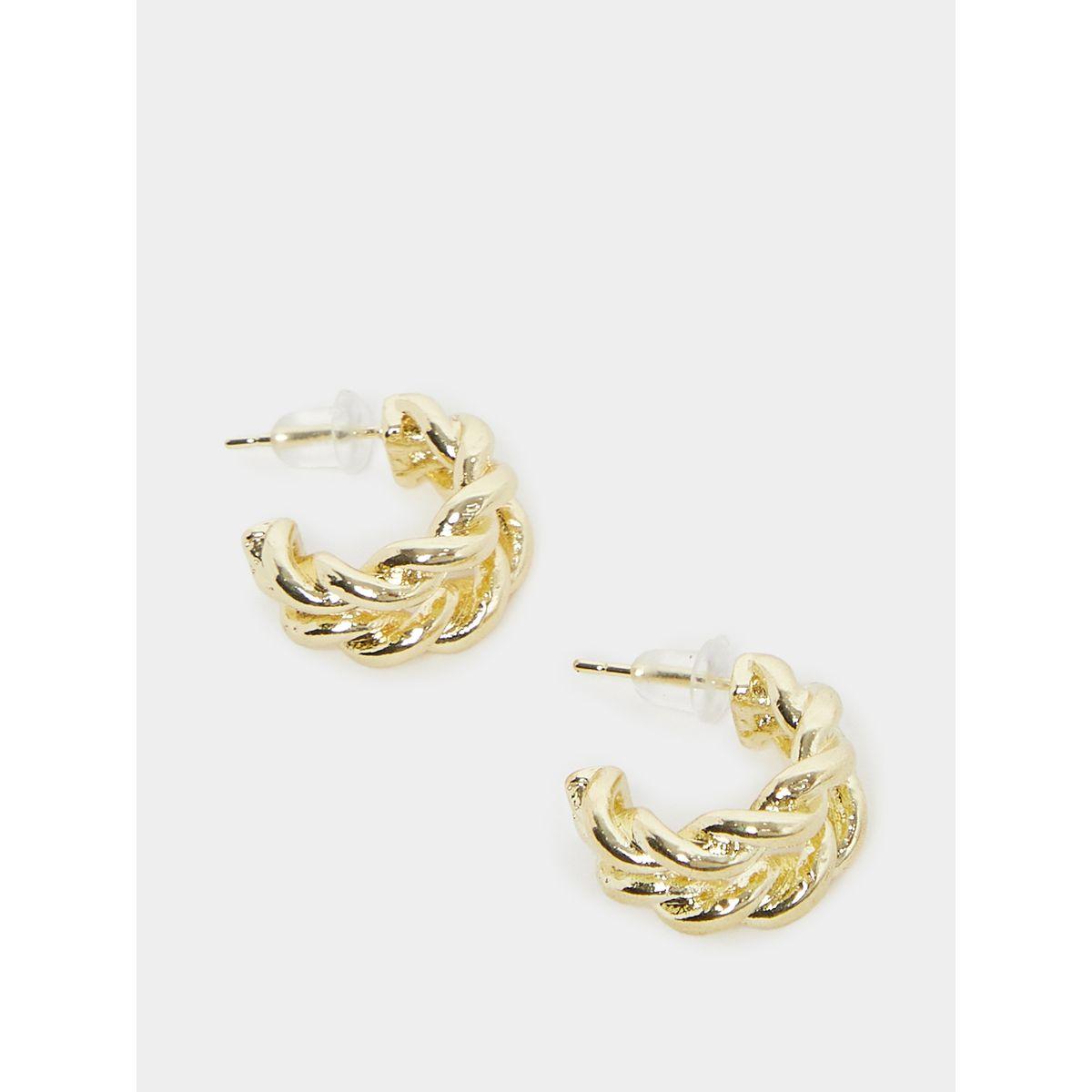 أقراط ذهبية كاجوال-women-watchesandjewellery-jewellery-earrings-image-1