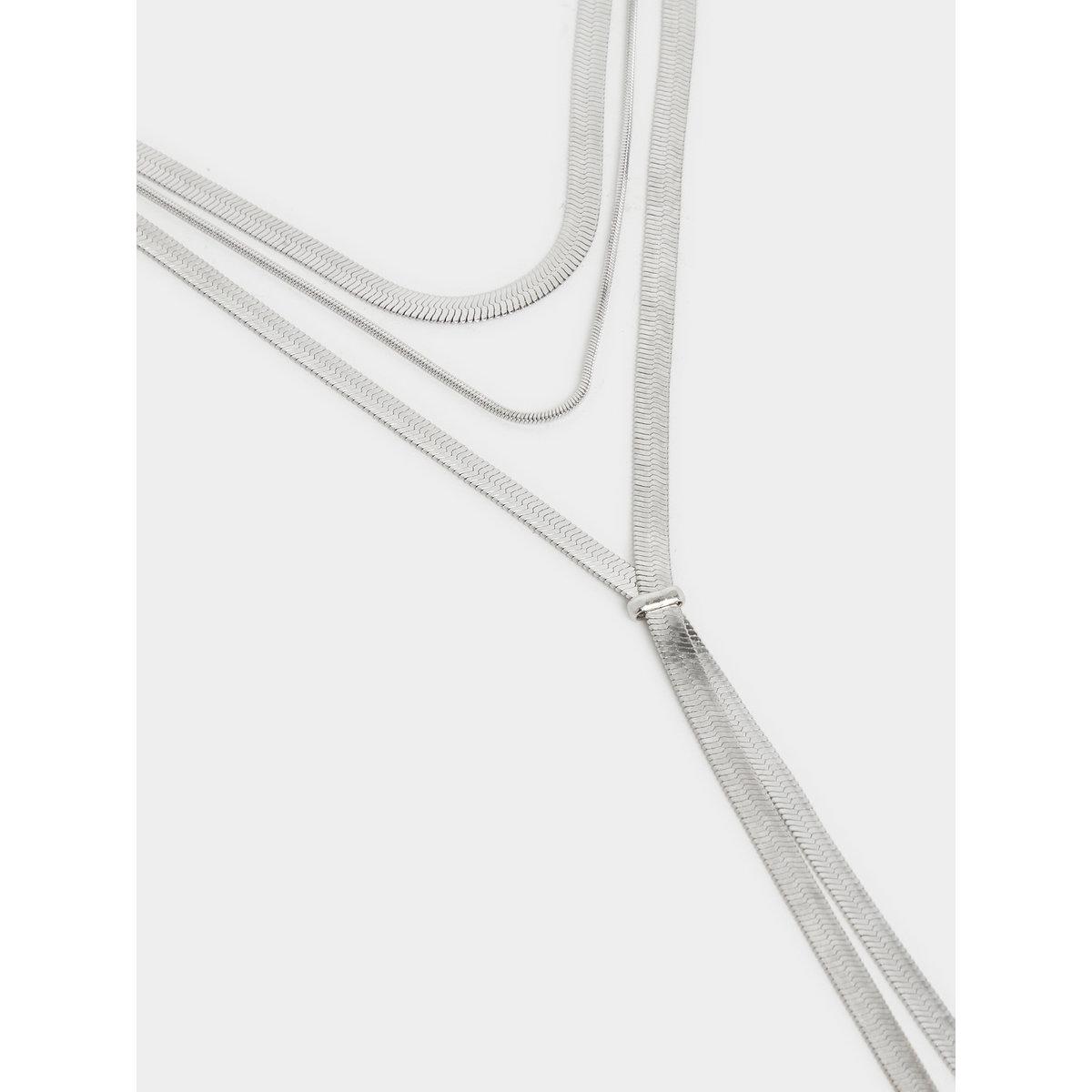 Styli Set of 3 - Flat Chain Lariat Necklace-women-watchesandjewellery-jewellery-necklacesandpendants-image-2