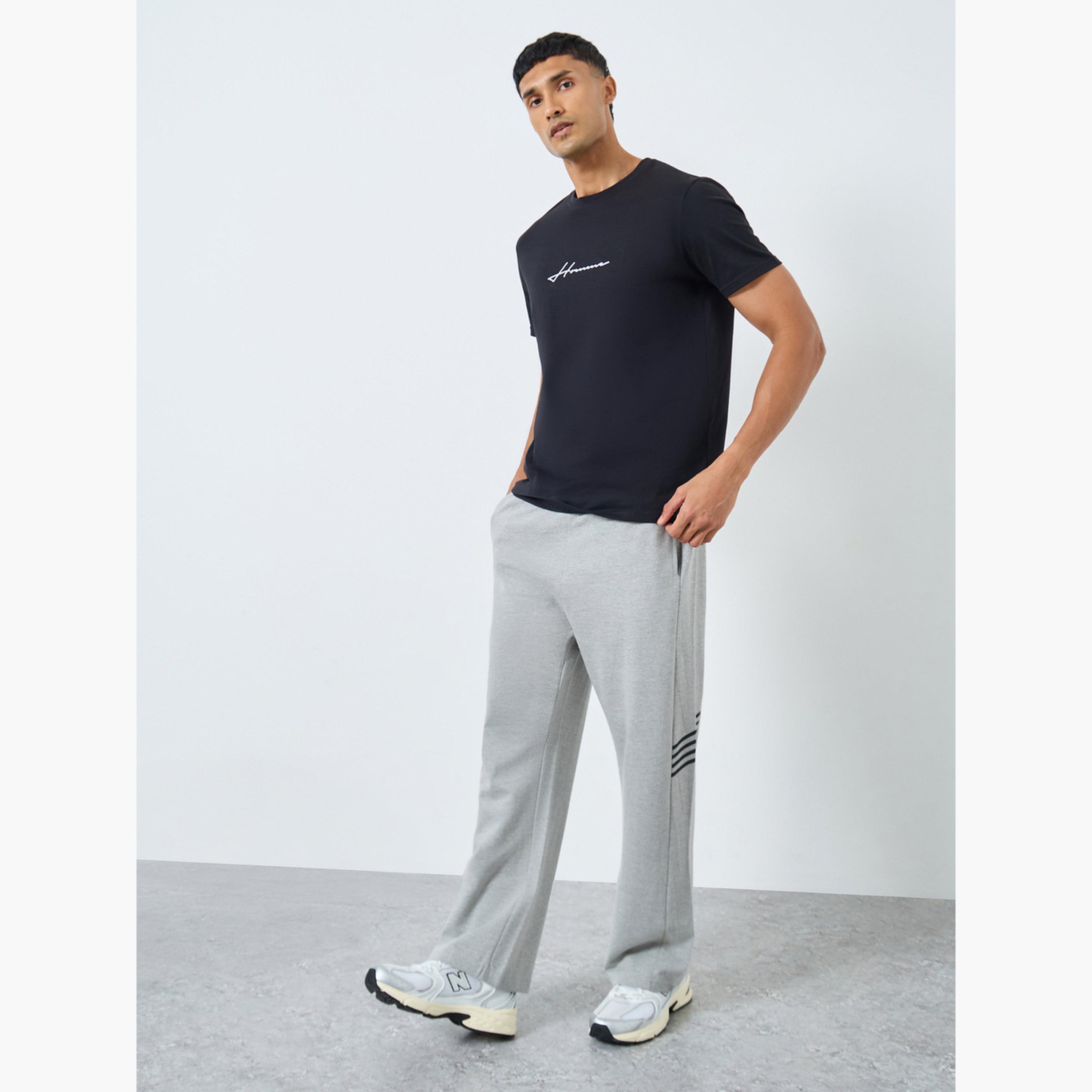Styli Men Contrast Stripe Oversized Terry Joggers-men-clothing-bottoms-joggers-image-2
