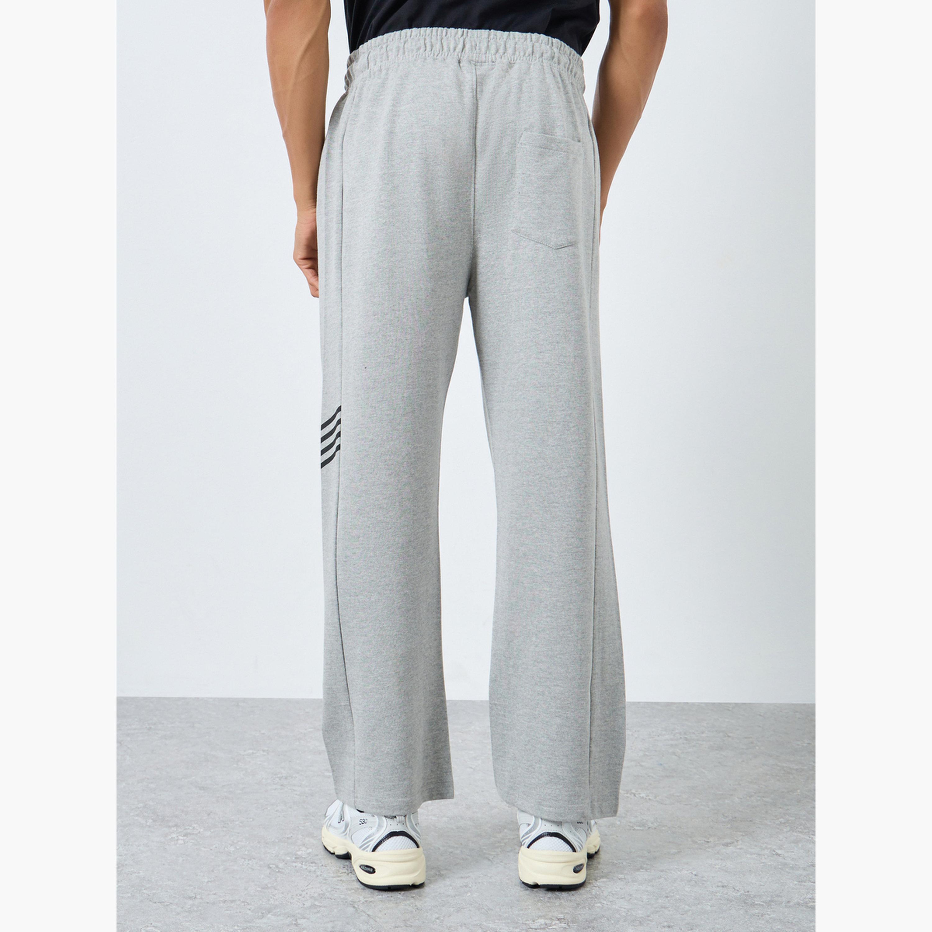 ستايلي - بنطال رياضي تيري مخطط حجم كبير-men-clothing-bottoms-joggers-image-4