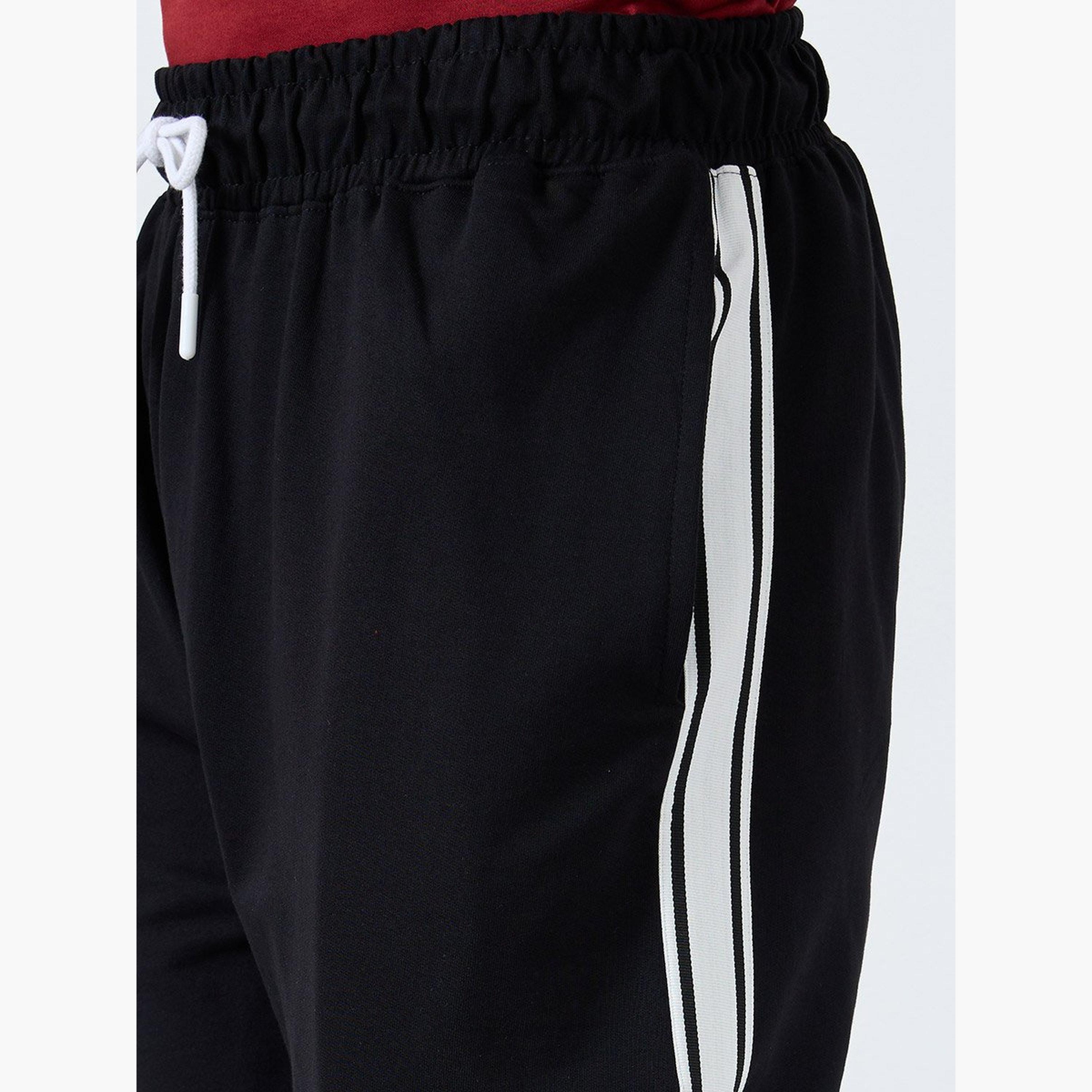 ستايلي - بنطال رياضي للرجال مقاس كبير بشريط جانبي-men-clothing-sportswearandactivewear-bottoms-joggers-image-3
