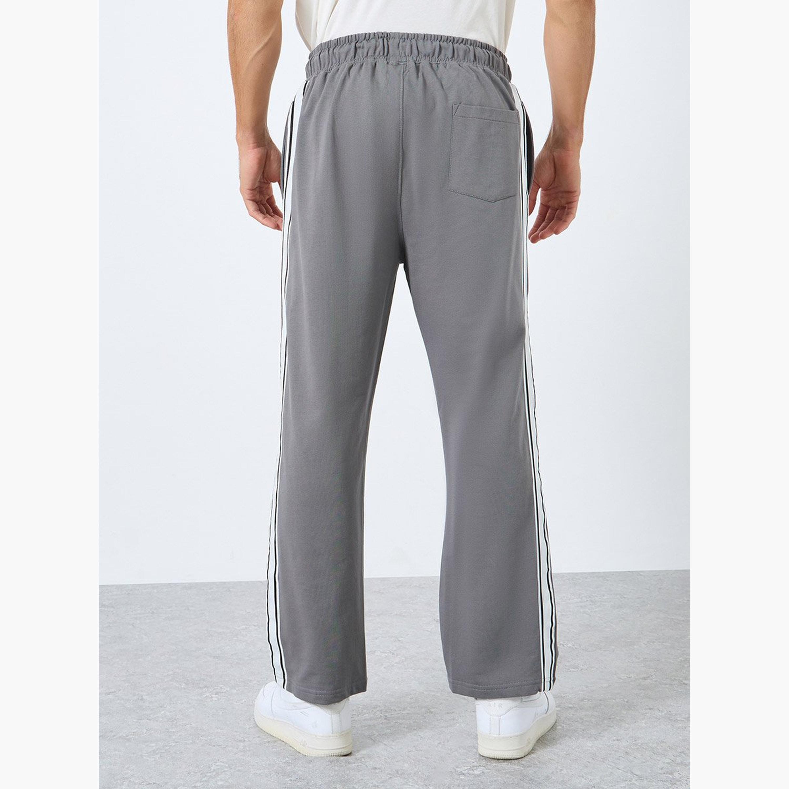 Styli Men Side Tape Detail Oversized Terry Joggers-men-clothing-sportswearandactivewear-bottoms-joggers-image-4