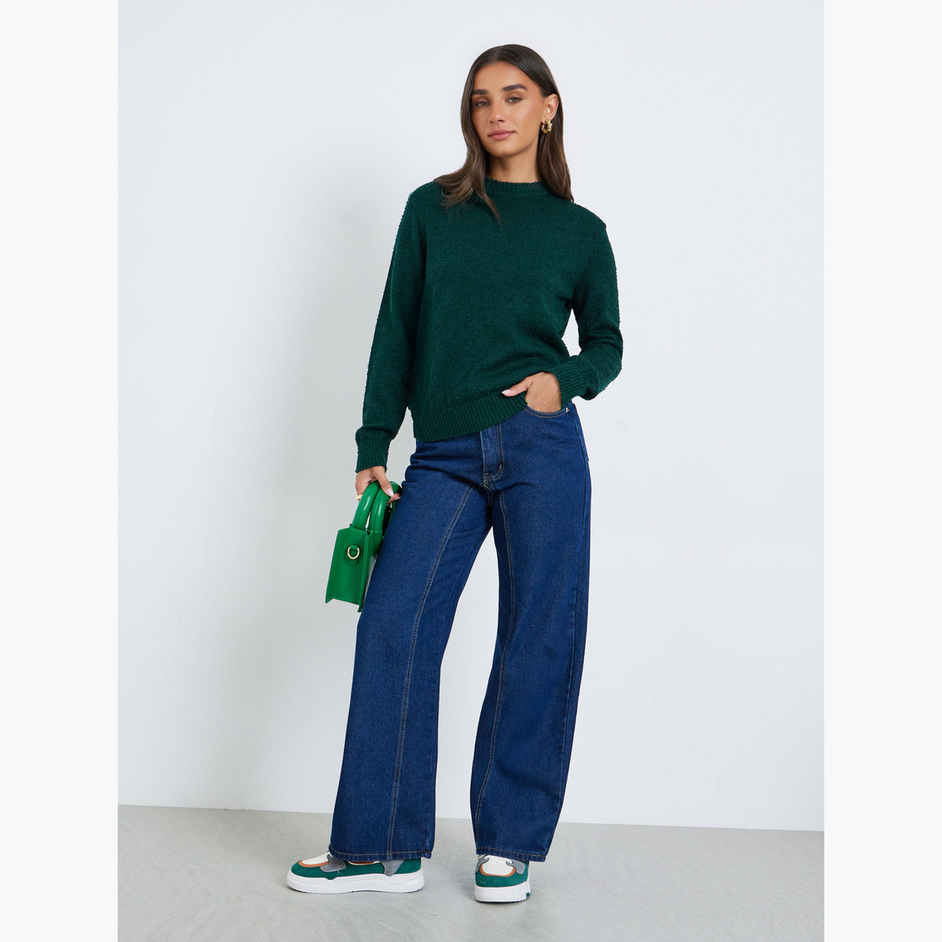 سويتر محبوك بتفاصيل بارزة الملمس-women-clothing-cardigansandjumpers-jumpers-image-3