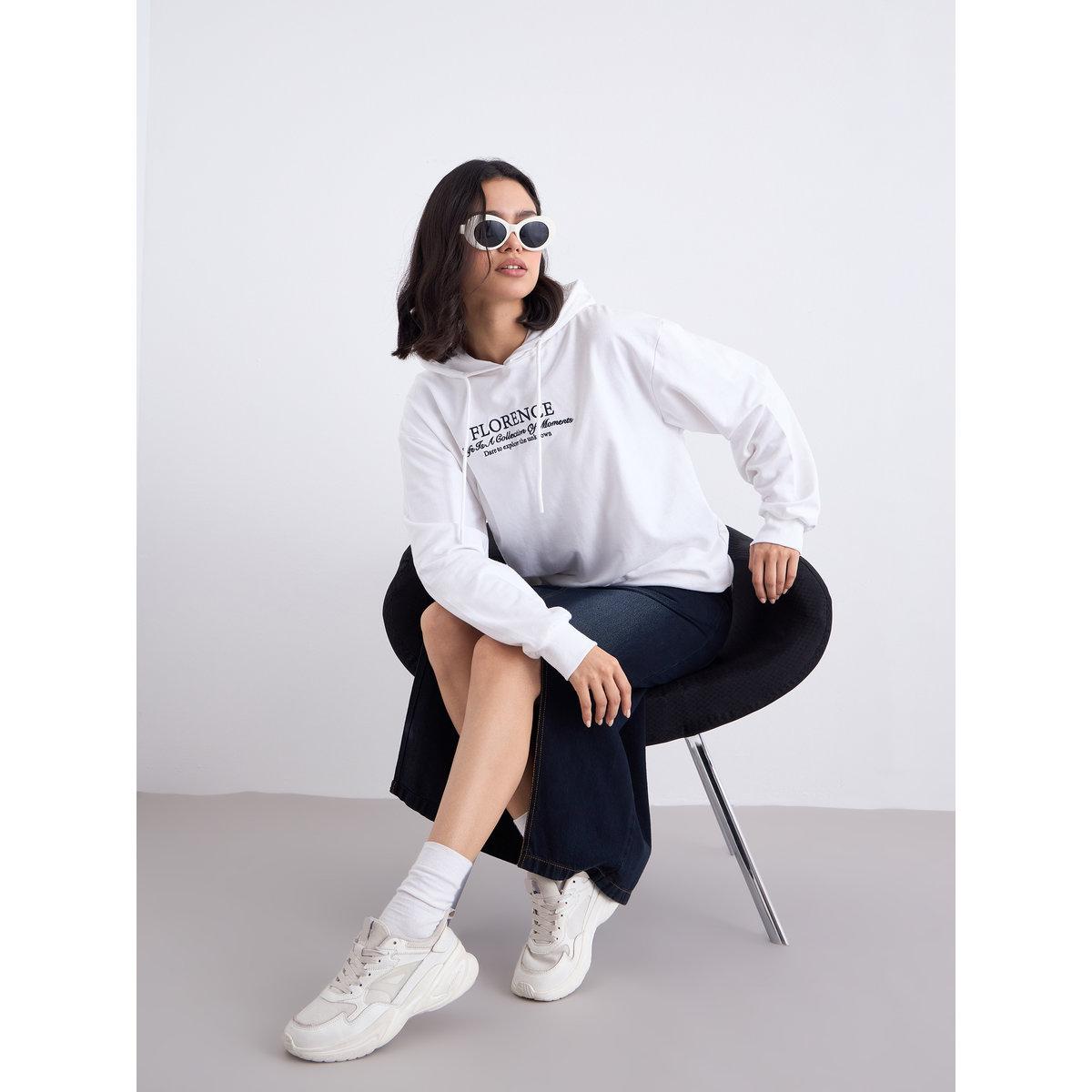 Styli White Embroidered Longline Hoodie-women-winterwear-hoodiesandsweatshirts-hoodies-image-1