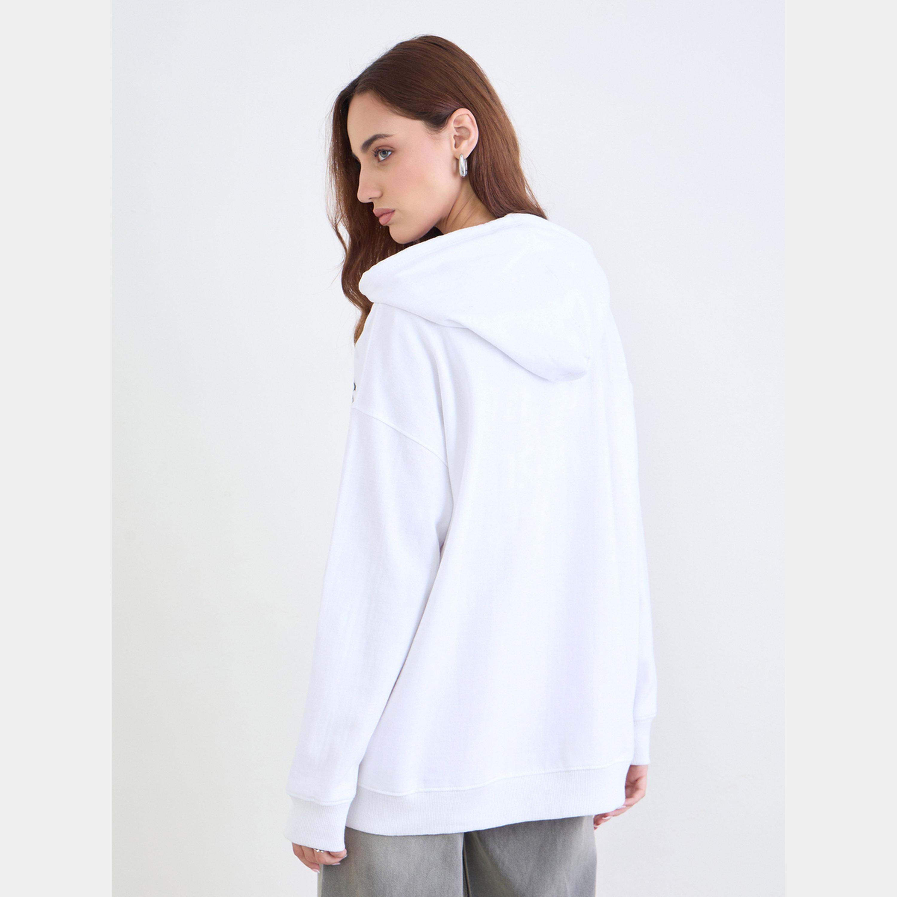 ستايلي - هودي نسائي بغطاء للرأس وأكمام طويلة وسحاب وياقة بطبعة لوس أنجلوس-women-winterwear-hoodiesandsweatshirts-hoodies-image-5
