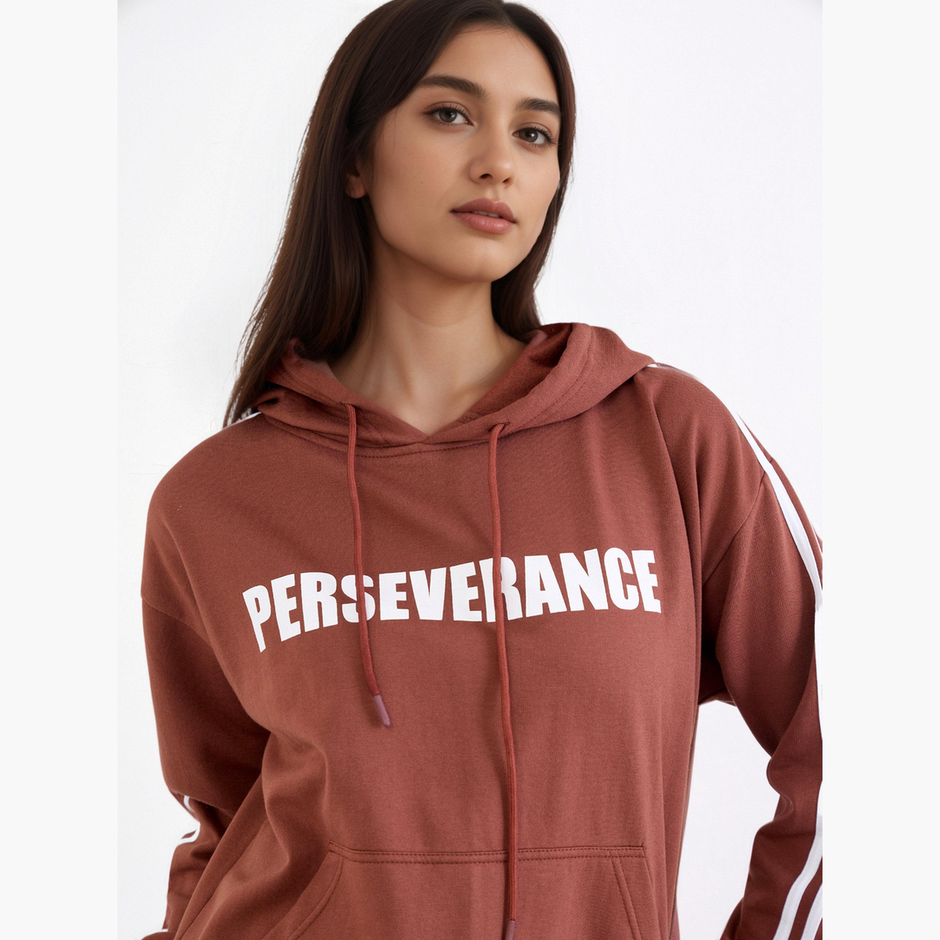 ستايلي - هودي بني بقصّة عادية للنساء -women-clothing-hoodiesandsweatshirts-hoodies-image-3