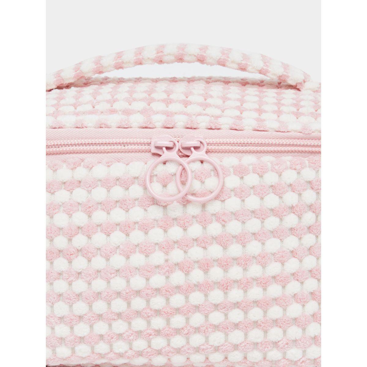 Styli Women Pink Textured Washbag-women-bagsandwallets-handbags-image-3