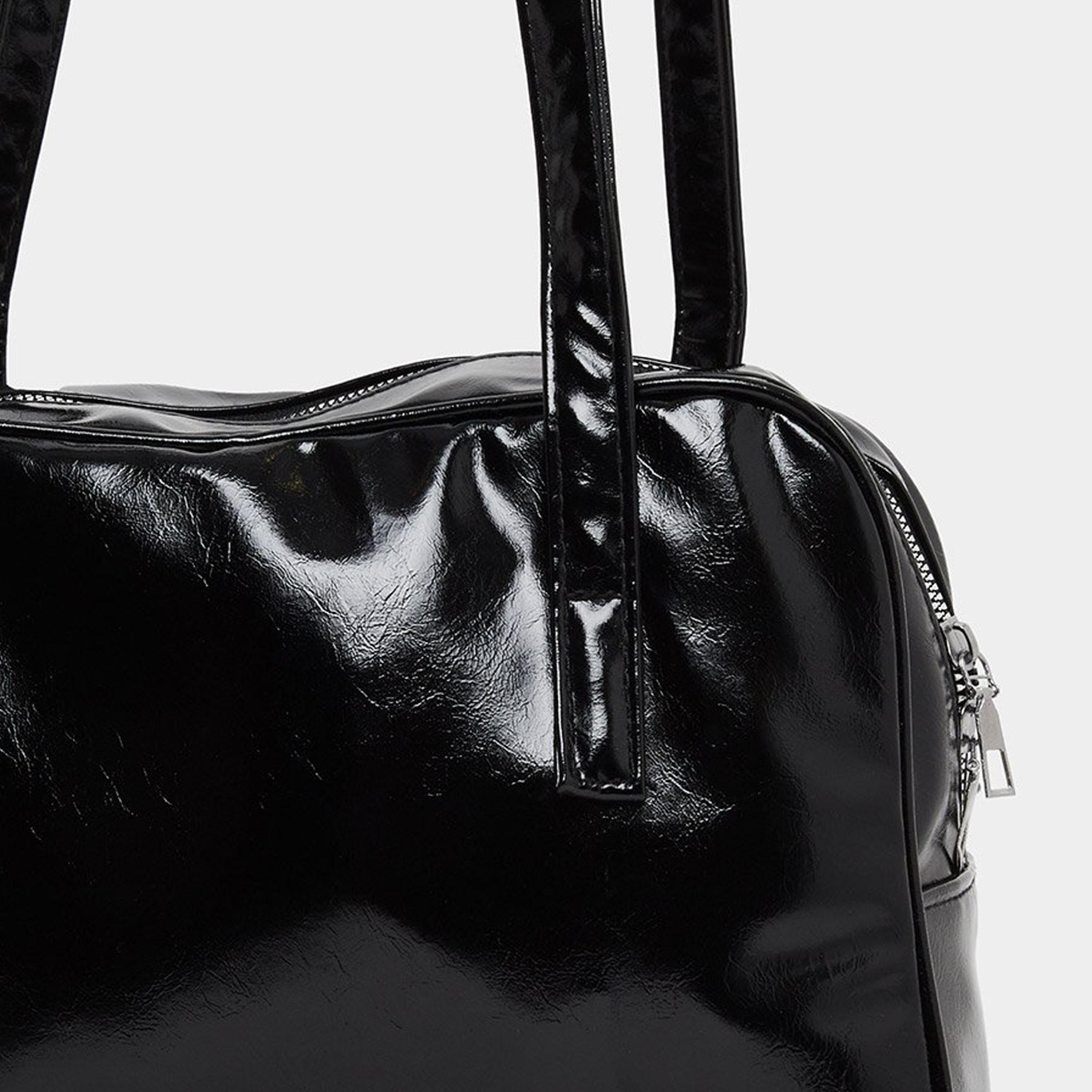 ستايلي - شنطة كتف سوداء ناعمة-women-bagsandwallets-handbags-image-3