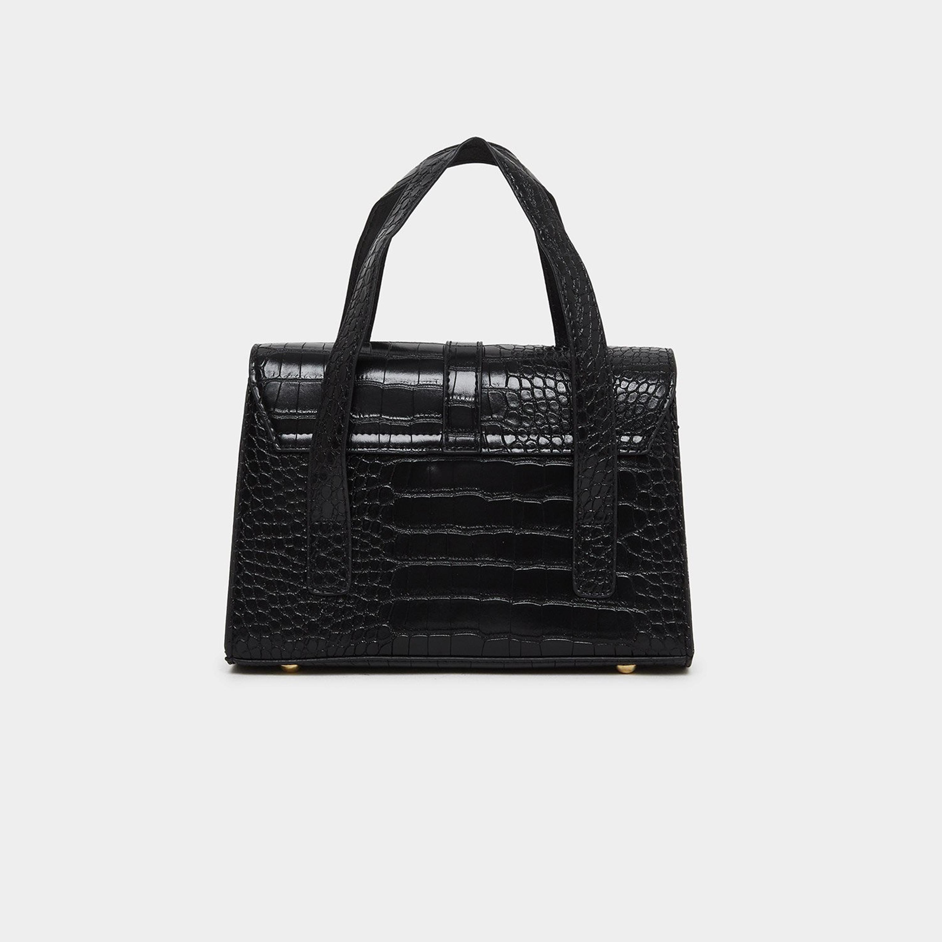 ستايلي - شنطة يد بقفل ذهبي من جلد التمساح-women-bagsandwallets-handbags-image-2