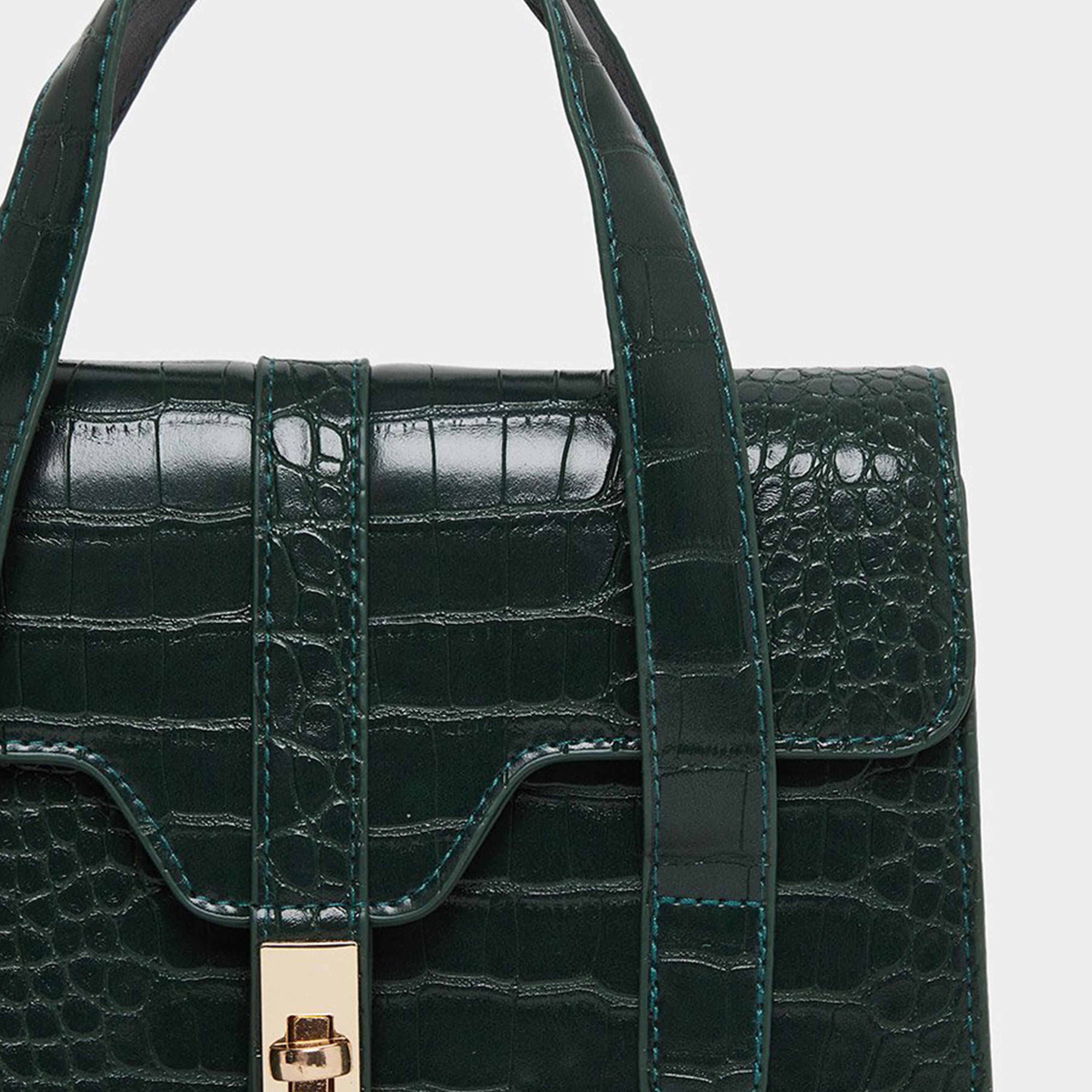 ستايلي - شنطة يد بقفل ذهبي من جلد التمساح-women-bagsandwallets-handbags-image-3