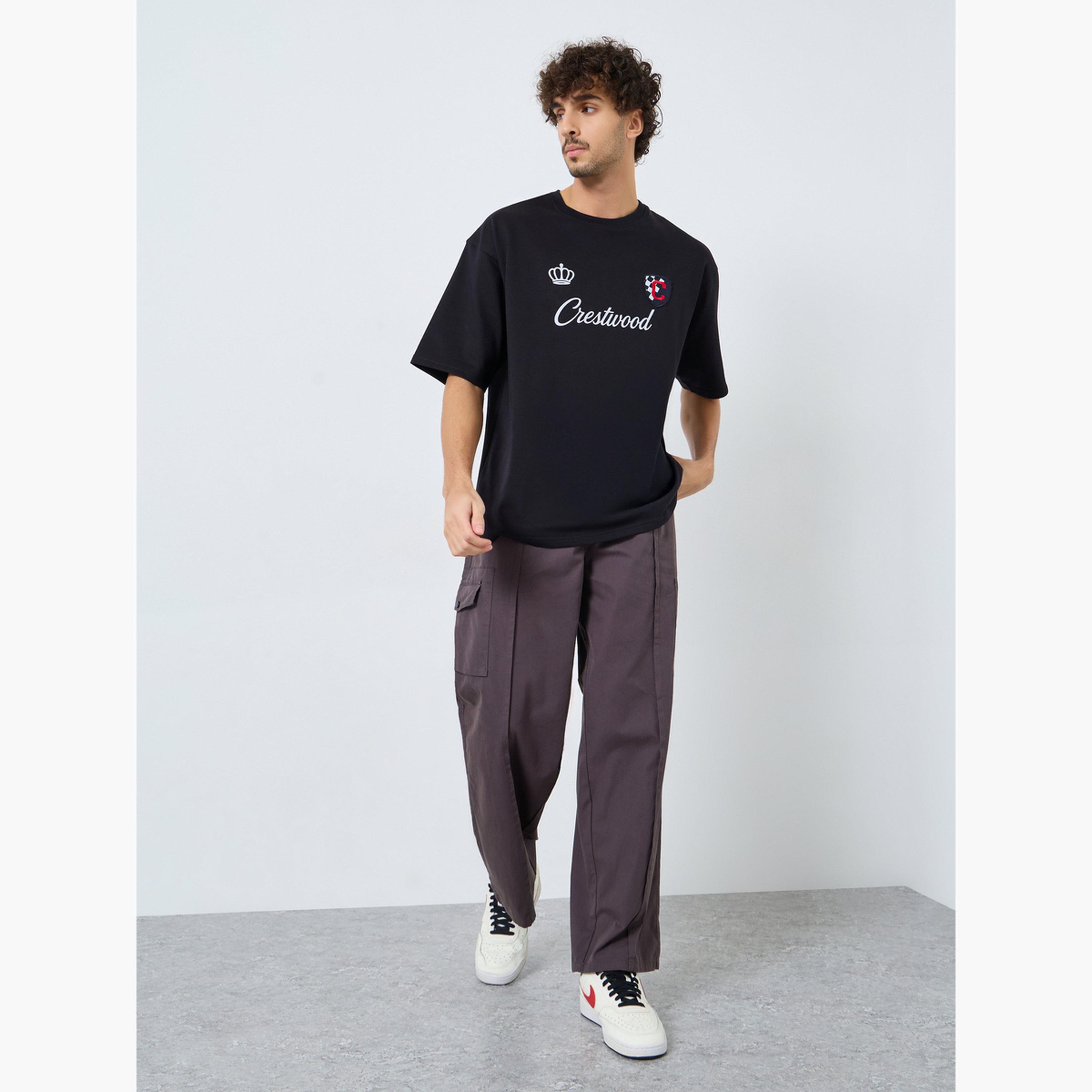 Styli Men Oversize Front Chest Print T-Shirt-men-clothing-tshirtsandpolos-tshirts-image-3
