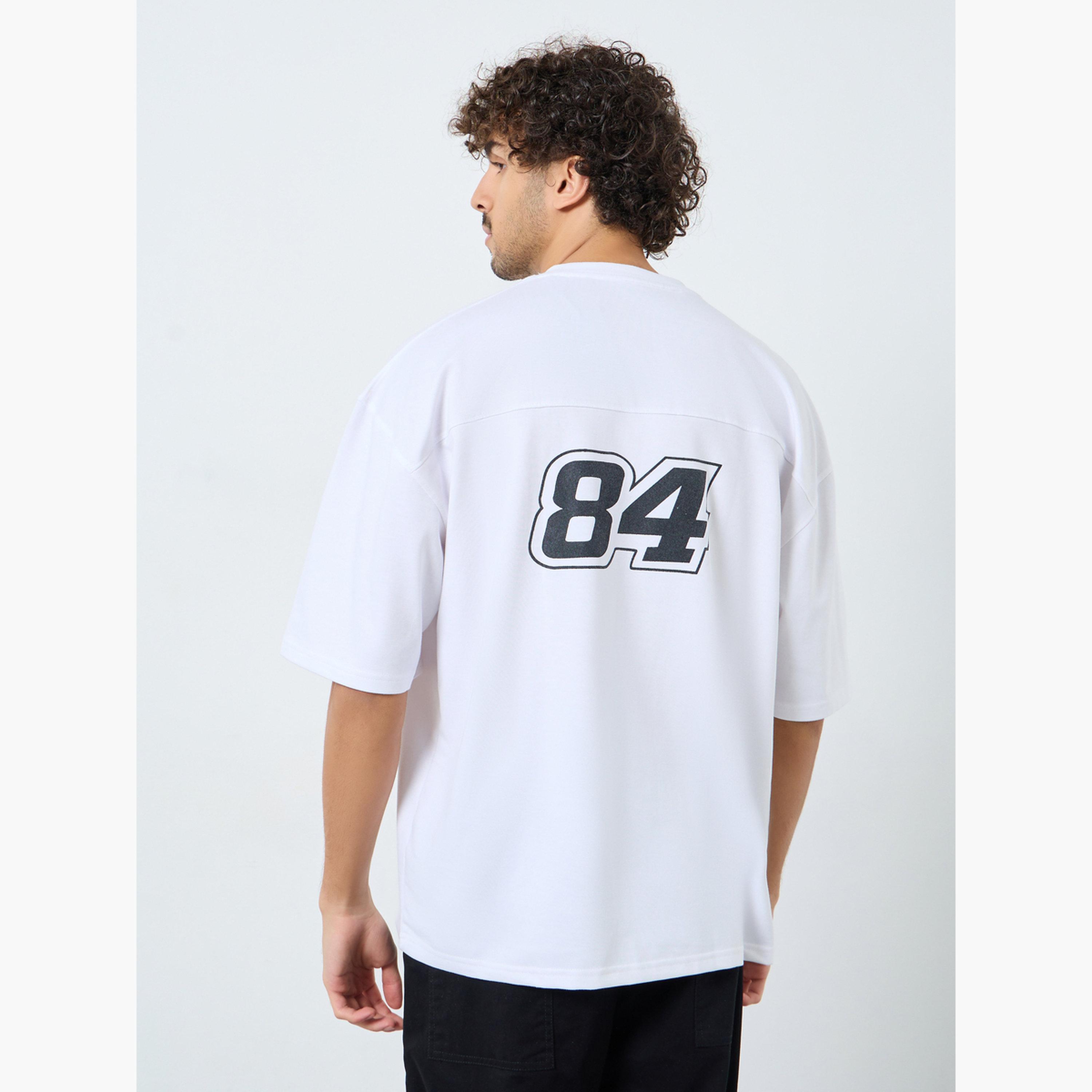ستايلي - تي شيرت رجالي أبيض مطبوع عليه صورة مربعات مقطوعة ومخيطة-men-clothing-tshirtsandpolos-tshirts-image-5