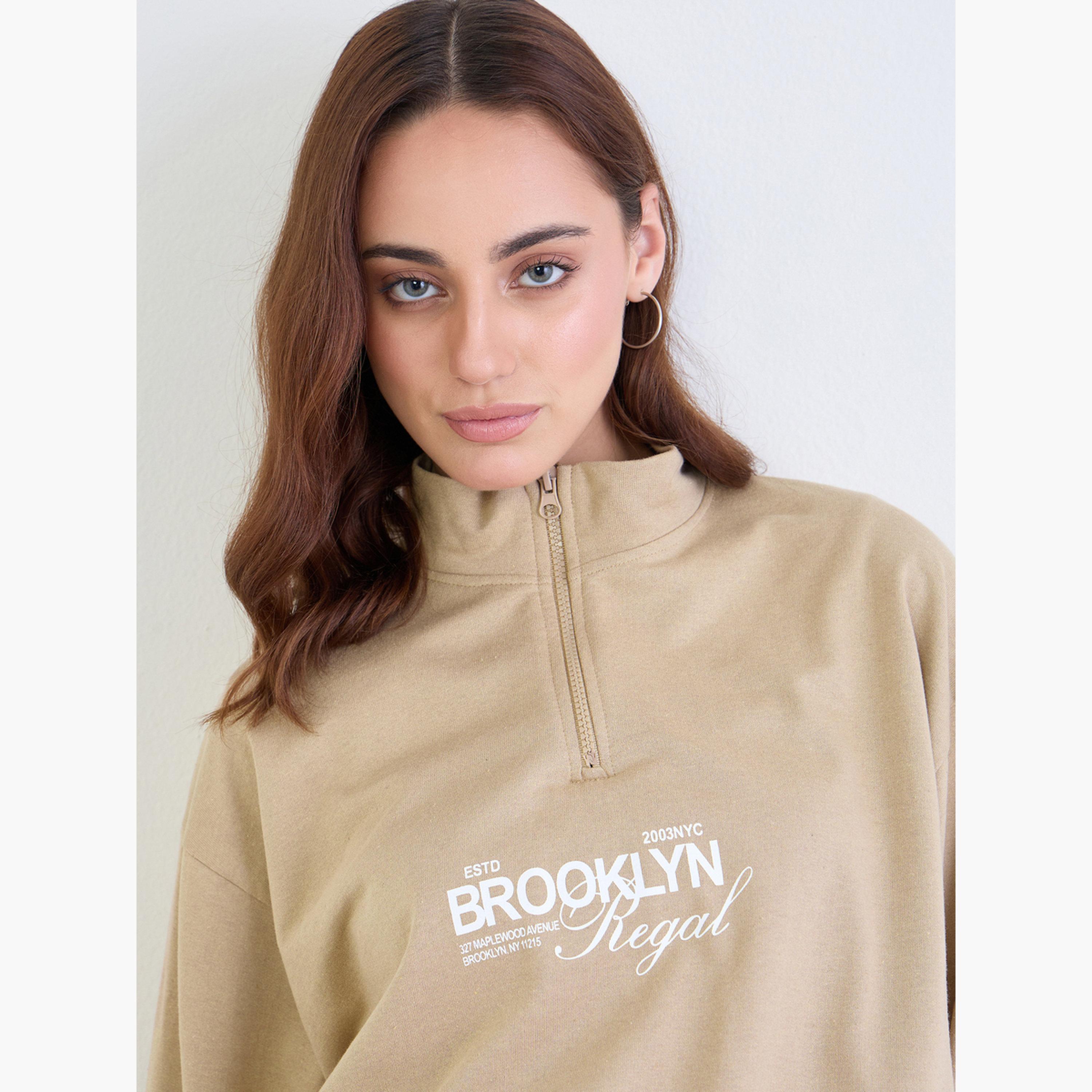 ستايلي - قميص رياضي مطبوع مريح مع بنطال رياضي واسع-women-clothing-coordsets-image-2
