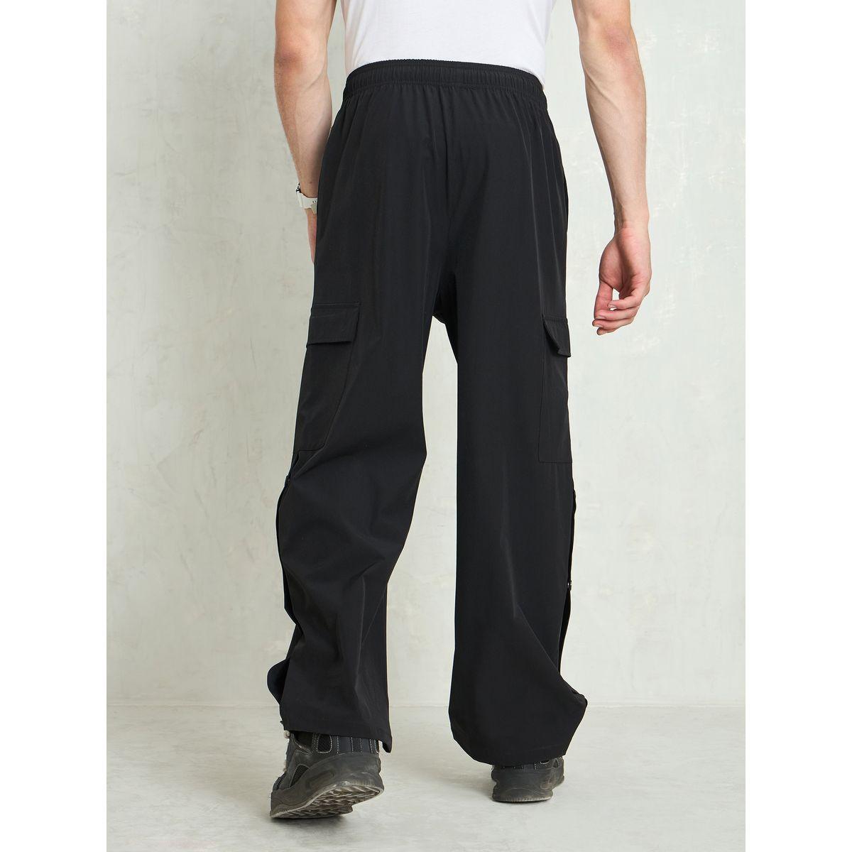 Mascln Sassafras Solid Button Detail Baggy Parachute Pants-men-clothing-bottoms-trousersandchinos-trousers-image-6