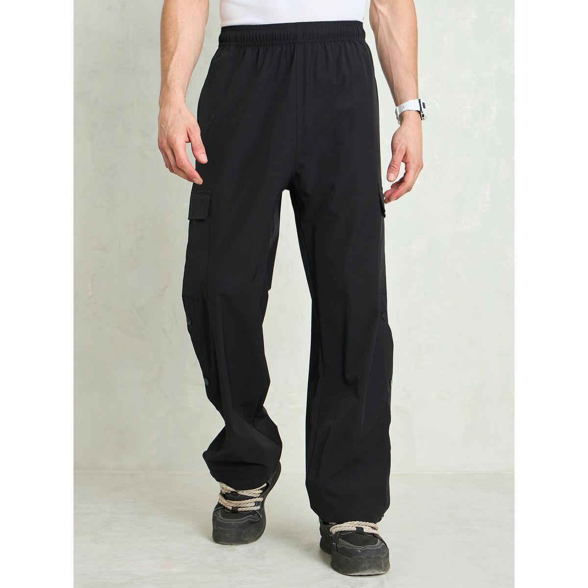 Mascln Sassafras Solid Button Detail Baggy Parachute Pants-men-clothing-bottoms-trousersandchinos-trousers-image-8