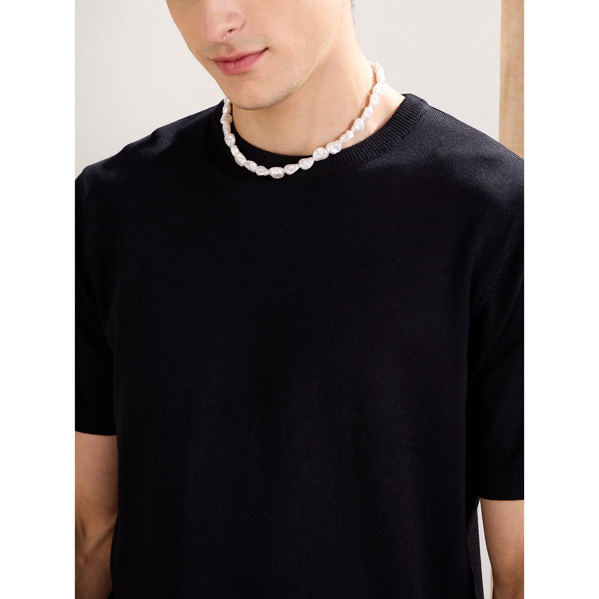 Mascln Sassafras Black Premium Knit Short Sleeve T-Shirt-men-clothing-tshirtsandpolos-tshirts-image-4