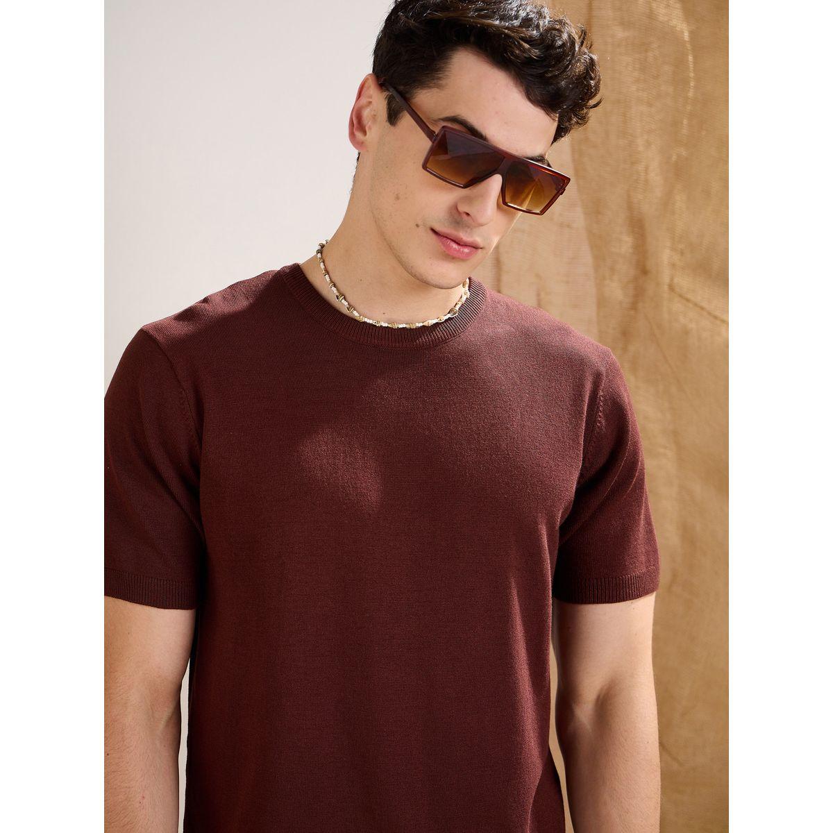 تيشيرت محبوك بأكمام قصيرة-men-clothing-tshirtsandpolos-tshirts-image-1