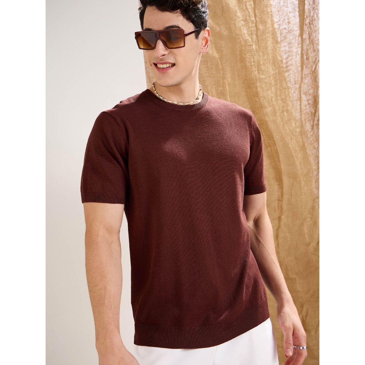 تيشيرت محبوك بأكمام قصيرة-men-clothing-tshirtsandpolos-tshirts-image-2