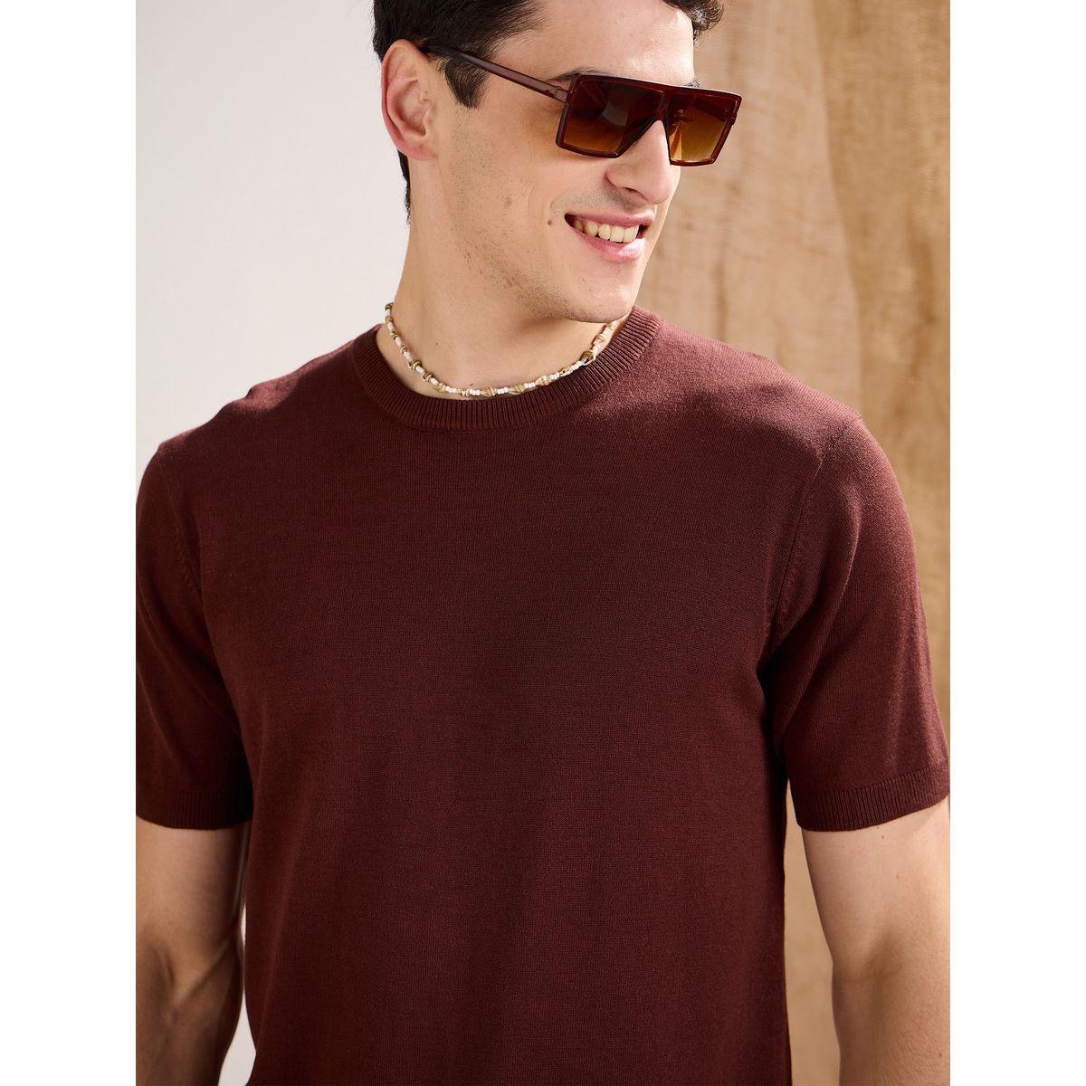تيشيرت محبوك بأكمام قصيرة-men-clothing-tshirtsandpolos-tshirts-image-4