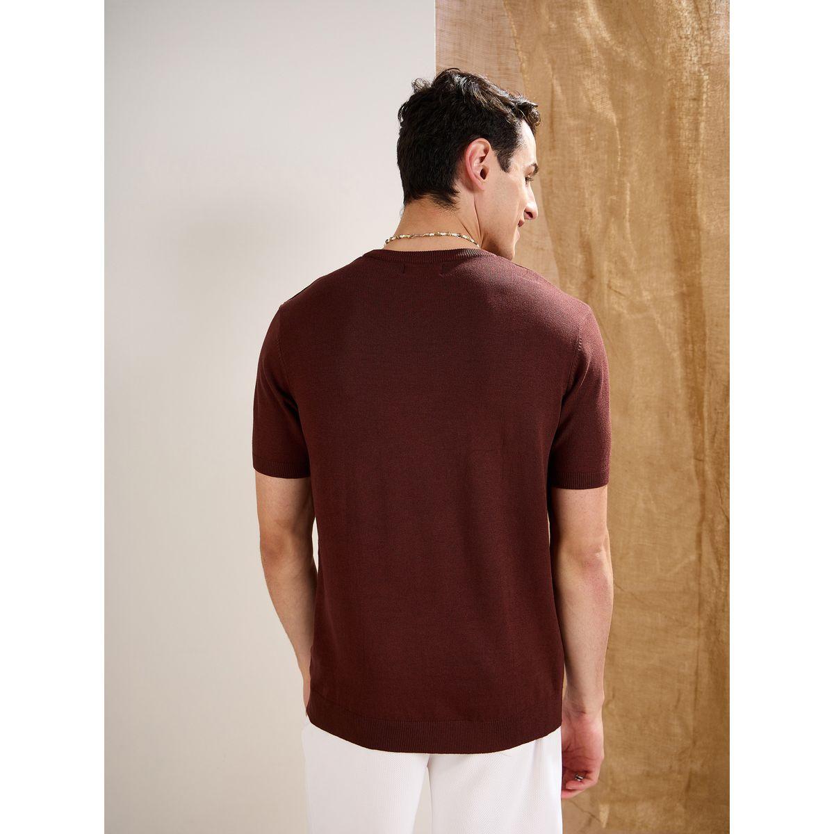 Mascln Sassafras Brown Premium Knit Short Sleeve T-Shirt-men-clothing-tshirtsandpolos-tshirts-image-5
