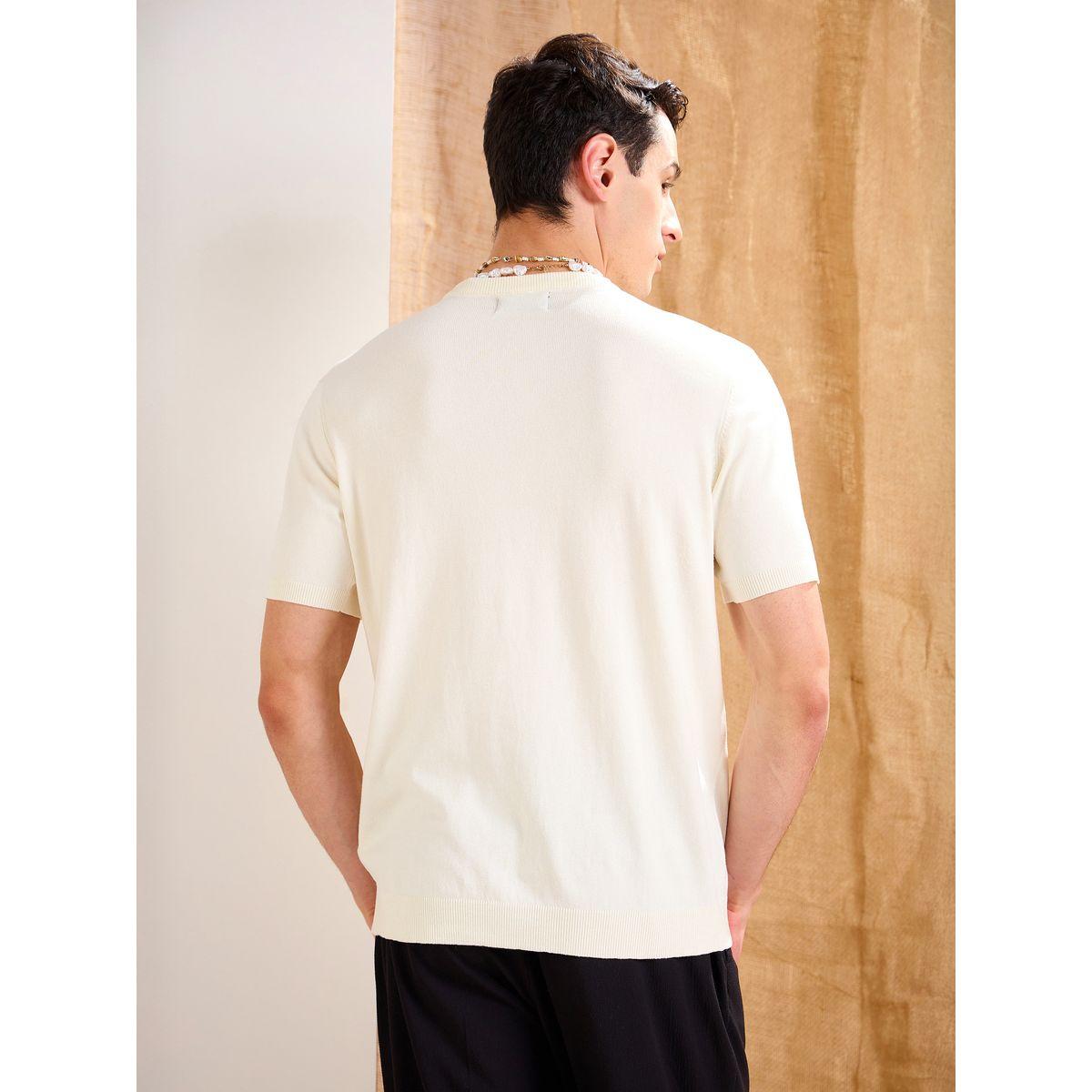 تيشيرت محبوك بأكمام قصيرة-men-clothing-tshirtsandpolos-tshirts-image-5