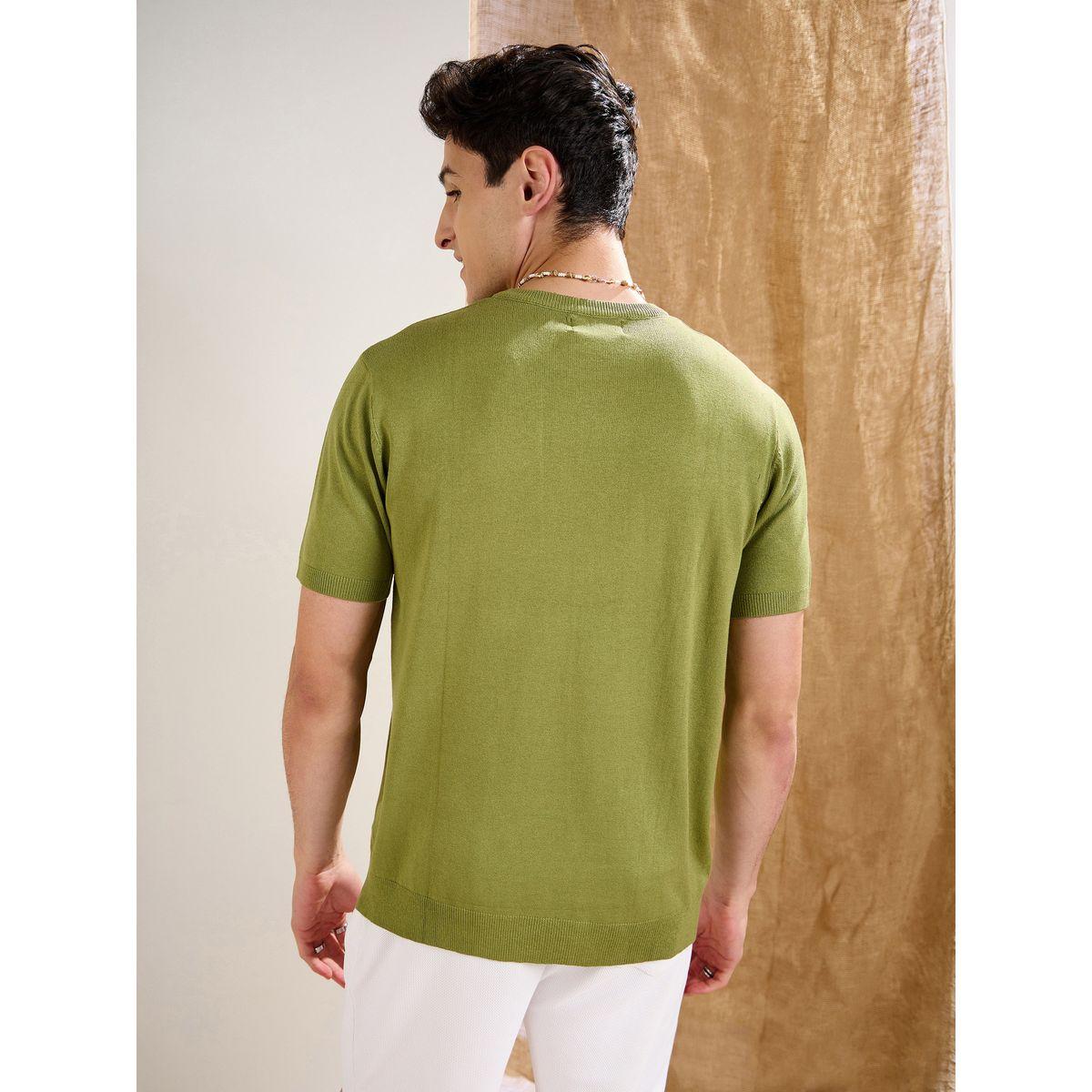 تيشيرت محبوك بياقة دائرية-men-clothing-tshirtsandpolos-tshirts-image-5