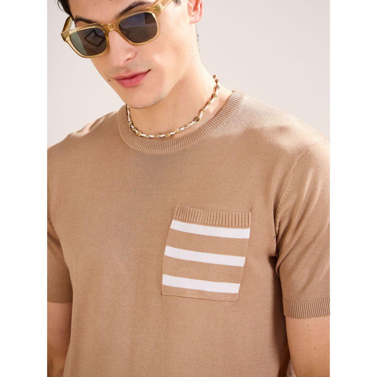 تيشيرت محبوك بتفاصيل جيب-men-clothing-tshirtsandpolos-tshirts-image-4