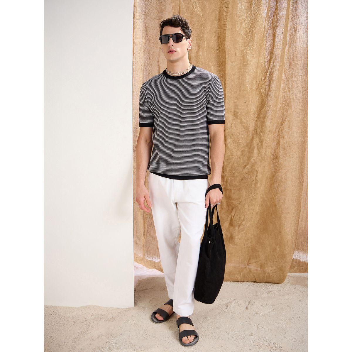 تيشيرت مخطط بتفاصيل محبوكة-men-clothing-tshirtsandpolos-tshirts-image-2
